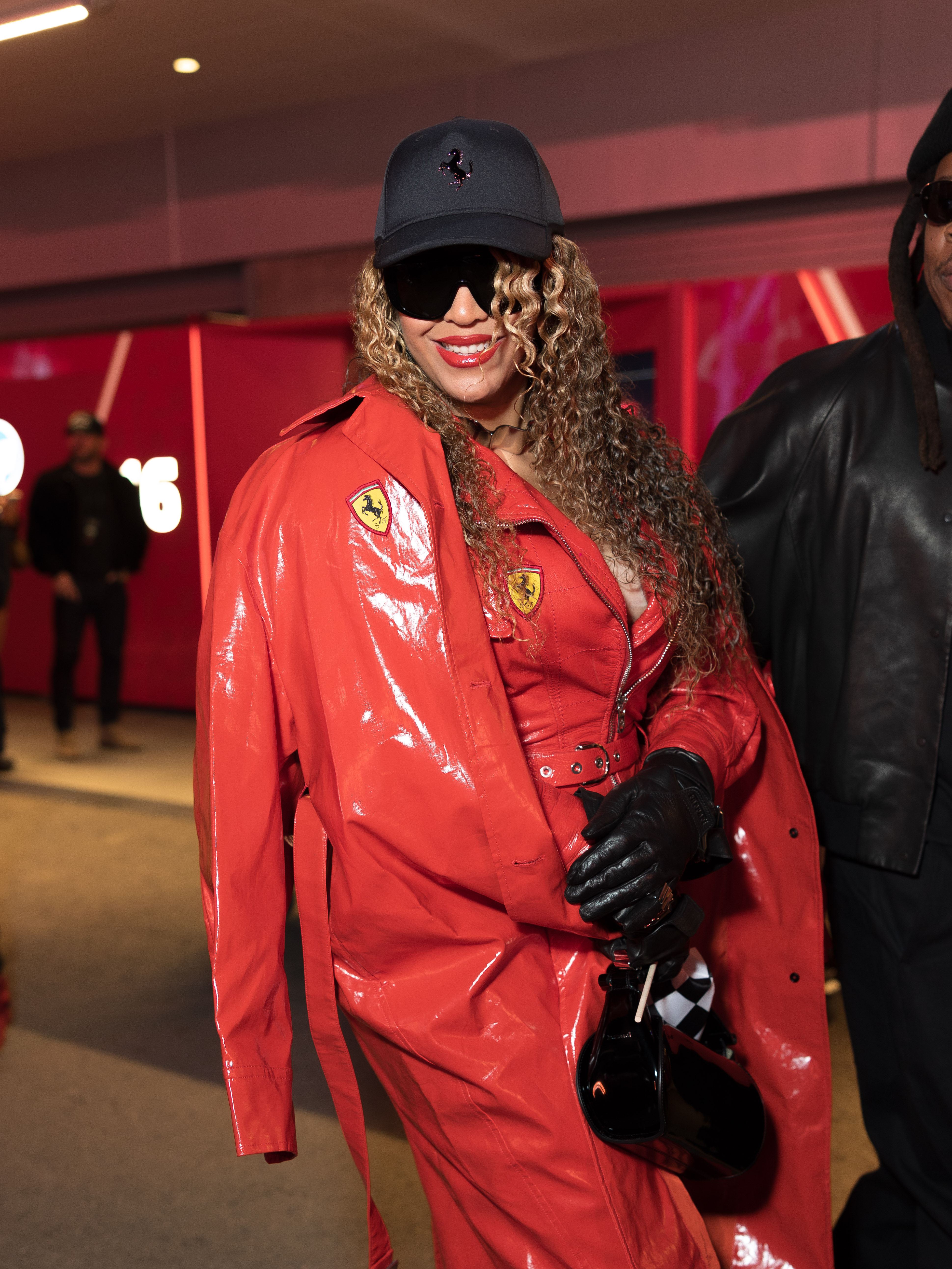 Beyoncé Knowles-Carter smiling at the F1 Grand Prix of Las Vegas in Nevada on November 22, 2025. | Source: Getty Images