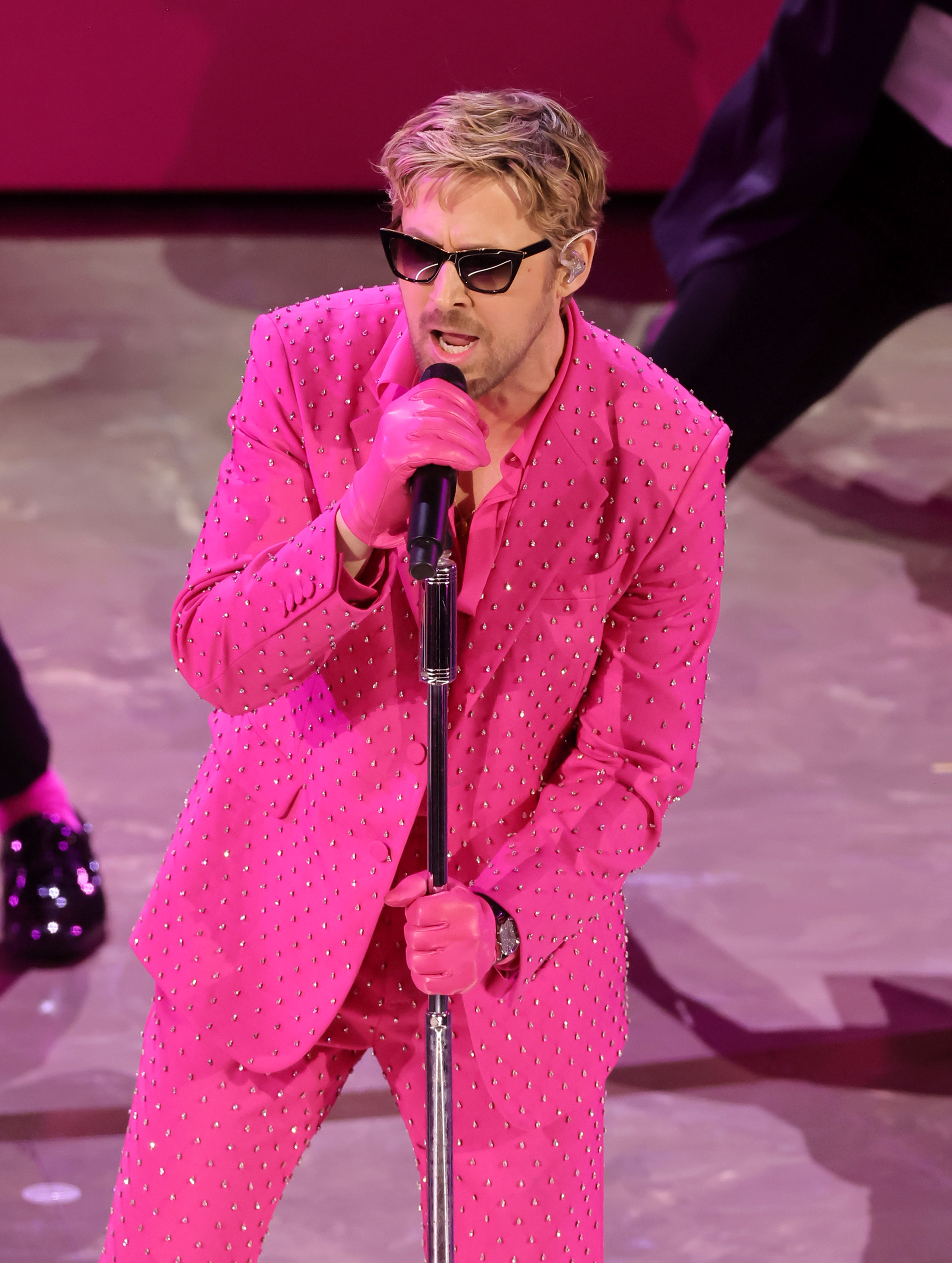 Ryan Gosling performs "I'm Just Ken" from "Barbie" onstage during the 96th Annual Academy Awards on March 10, 2024 in Hollywood, California | Source: Getty Images