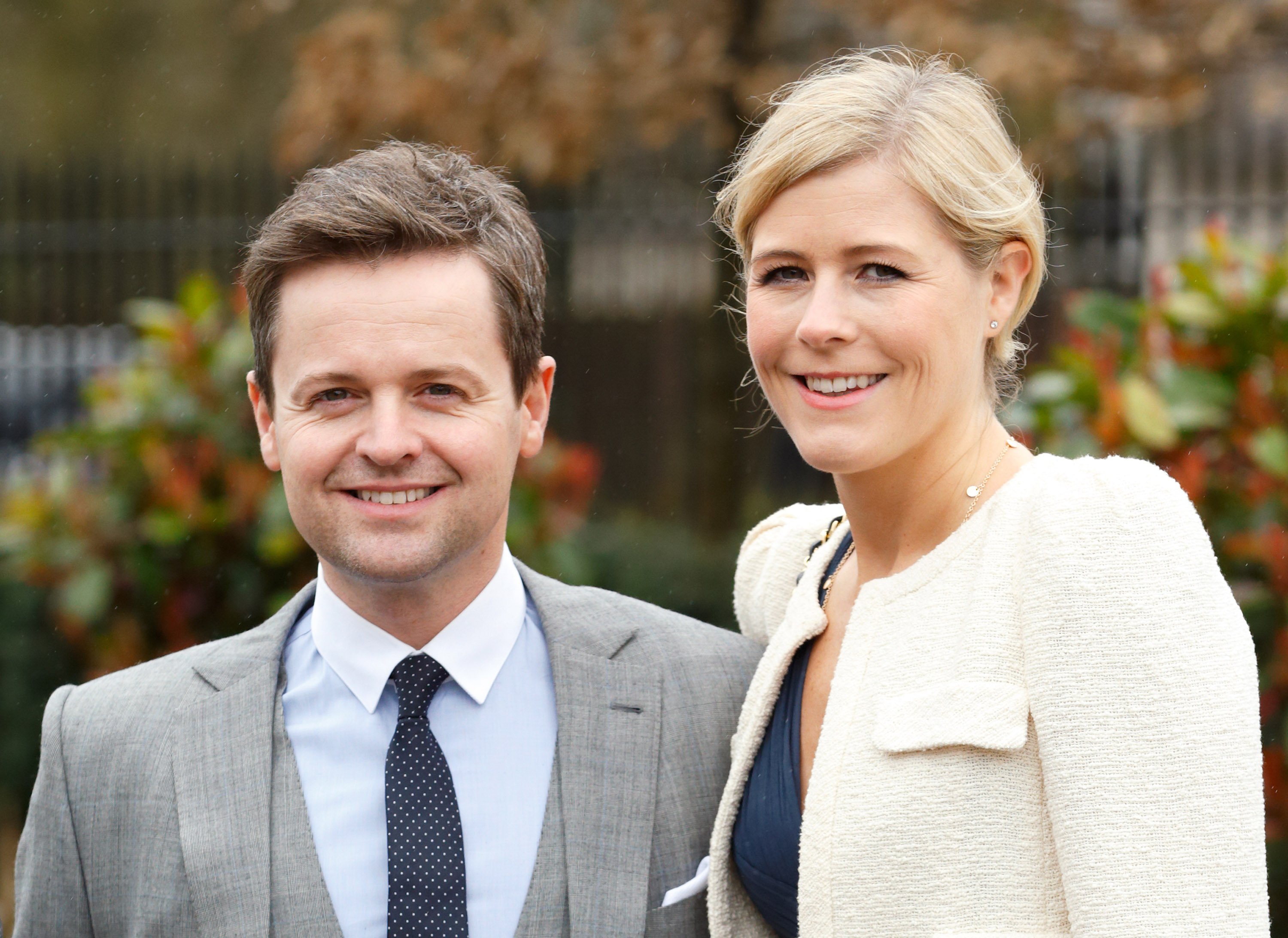 Declan Donnelly and Ali Astall at The Prince's Countryside Fund Raceday on March 29, 2015, in London | Source: Getty Images