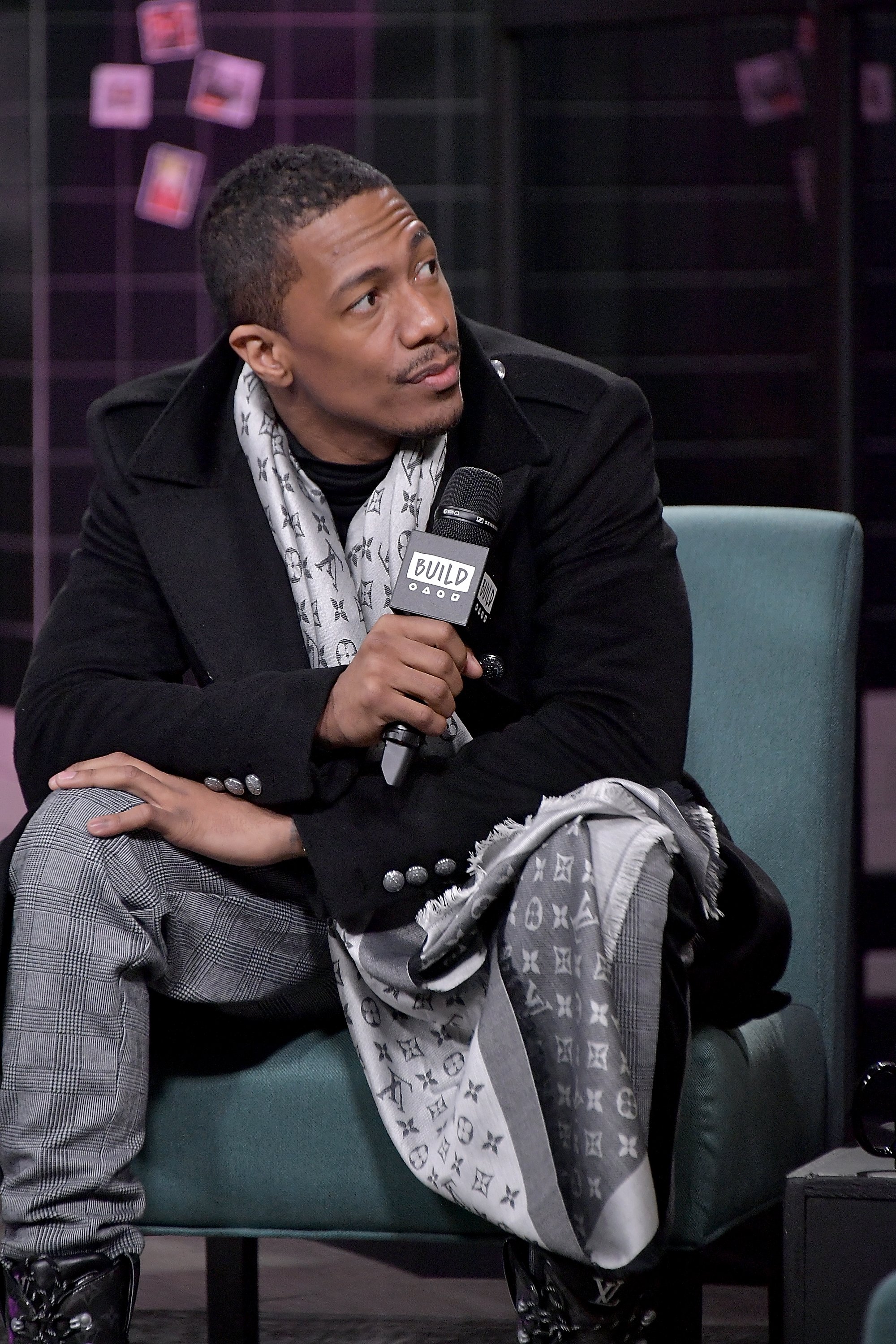 Nick Cannon visits Build to discuss the reality TV show "The Masked Singer" at Build Studio on December 11, 2018  | Photo: GettyImages
