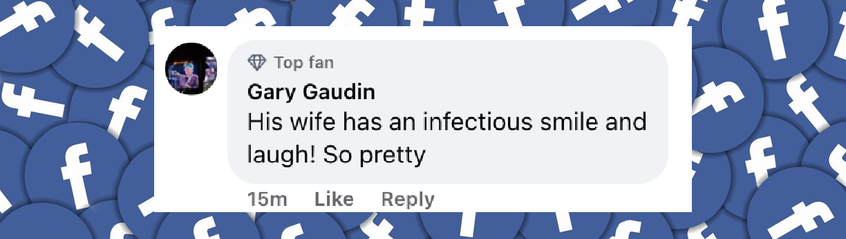 A netizen's comment on Jackie and Adam Sandler's Golden Globes appearance, posted on January 5, 2025 | Source: Facebook.com/Variety/reels