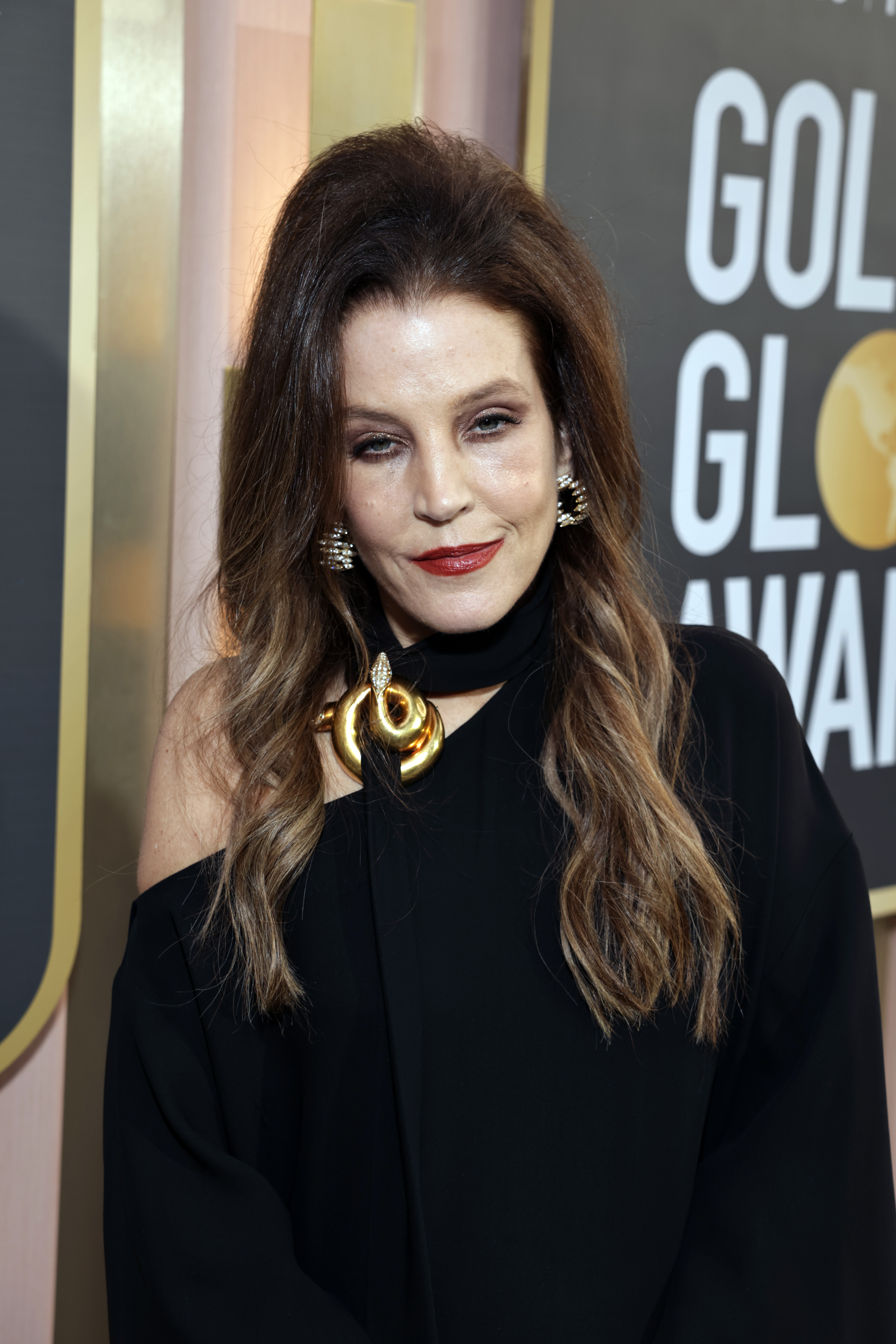 JANUARY 10: 80th Annual GOLDEN GLOBE AWARDS -- Pictured: Lisa Marie Presley arrives at the 80th Annual Golden Globe Awards held at the Beverly Hilton Hotel on January 10, 2023 in Beverly Hills, California | Source: Getty Images