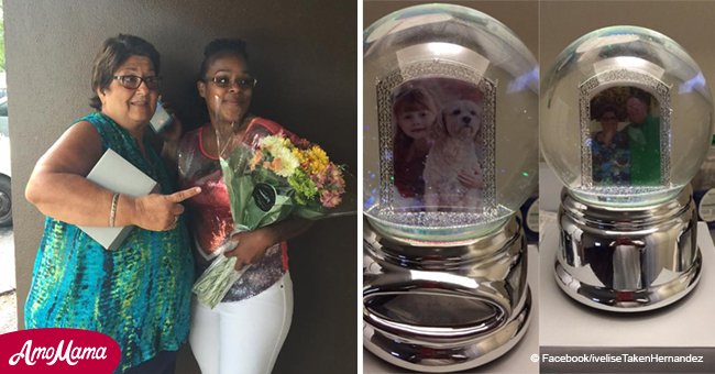 Woman returns precious gift to grandparents who were forced to trash it by airport security