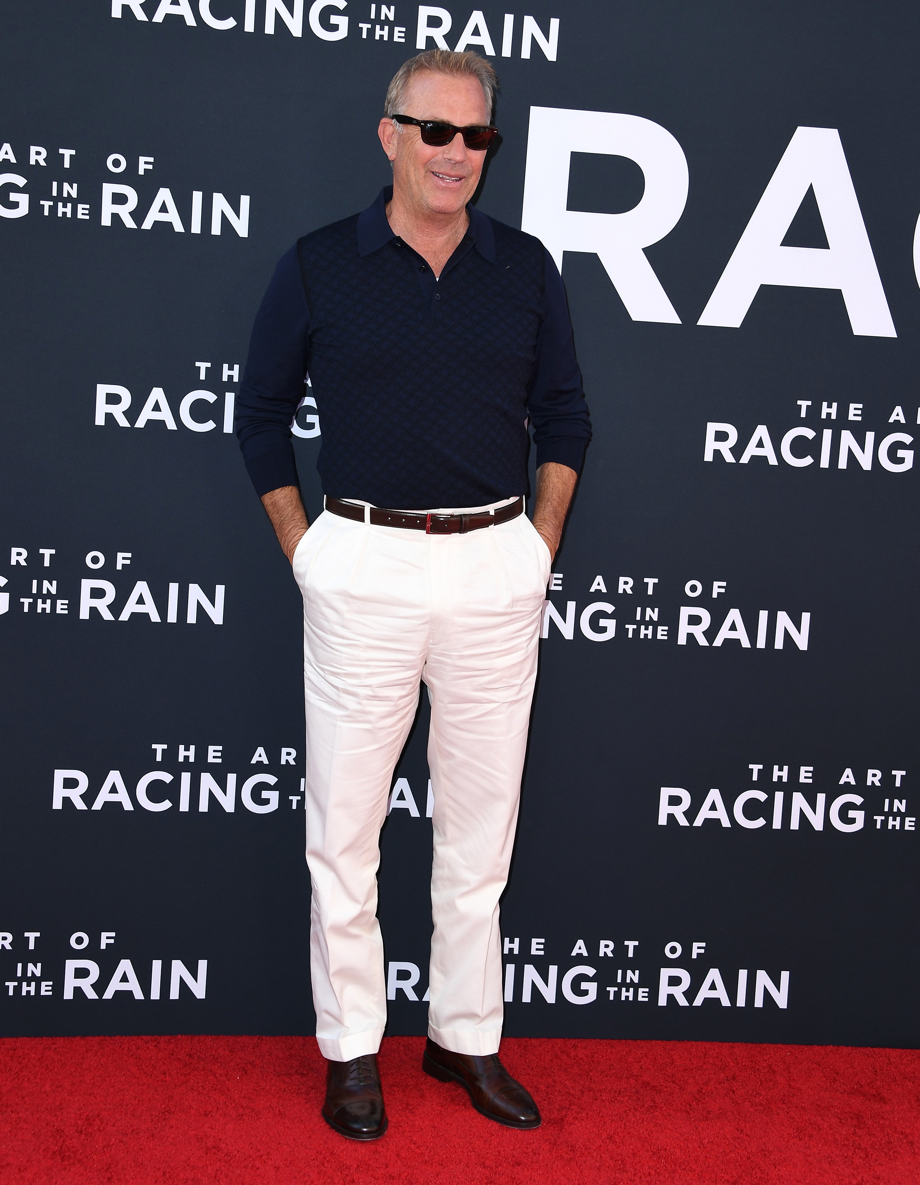 Kevin Costner at the Premiere Of 20th Century Fox's "The Art Of Racing In The Rain" at El Capitan Theatre on August 01, 2019 in Los Angeles, California. | Source: Getty Images