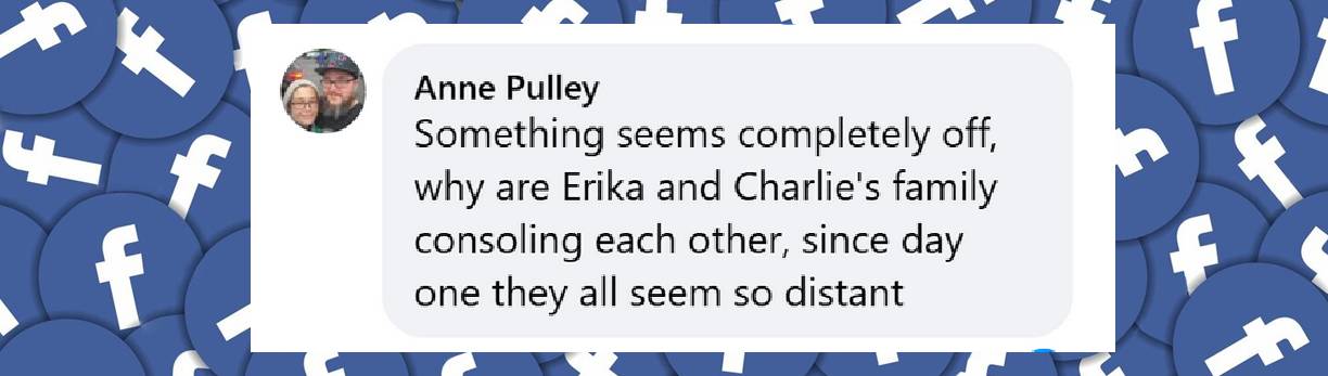 A netizen's comment on the body language between Erika Kirk and Charlie Kirk's parents, from a post dated October 16, 2025 | Source: Facebook/NYPost