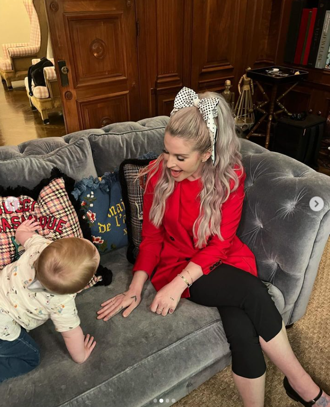Kelly Osbourne with her son, Sidney Wilson, in a photo dated May 2024 | Source: Instagram/kellyosbourne