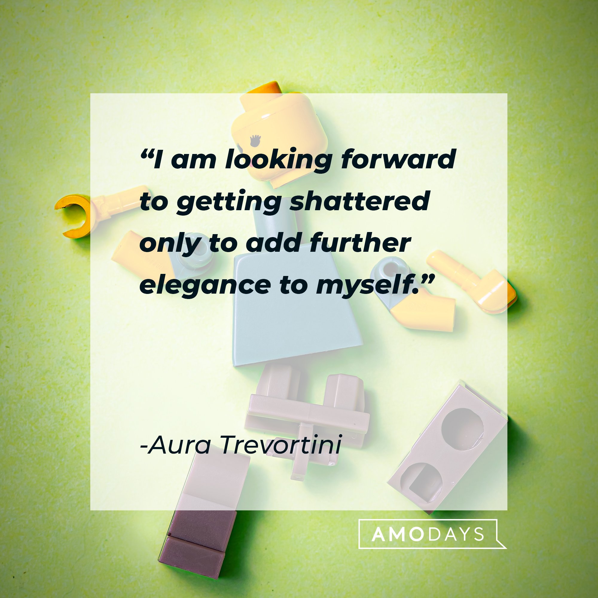 Aura Trevortini’s quote: "I am looking forward to getting shattered only to add further elegance to myself." | Image: AmoDays