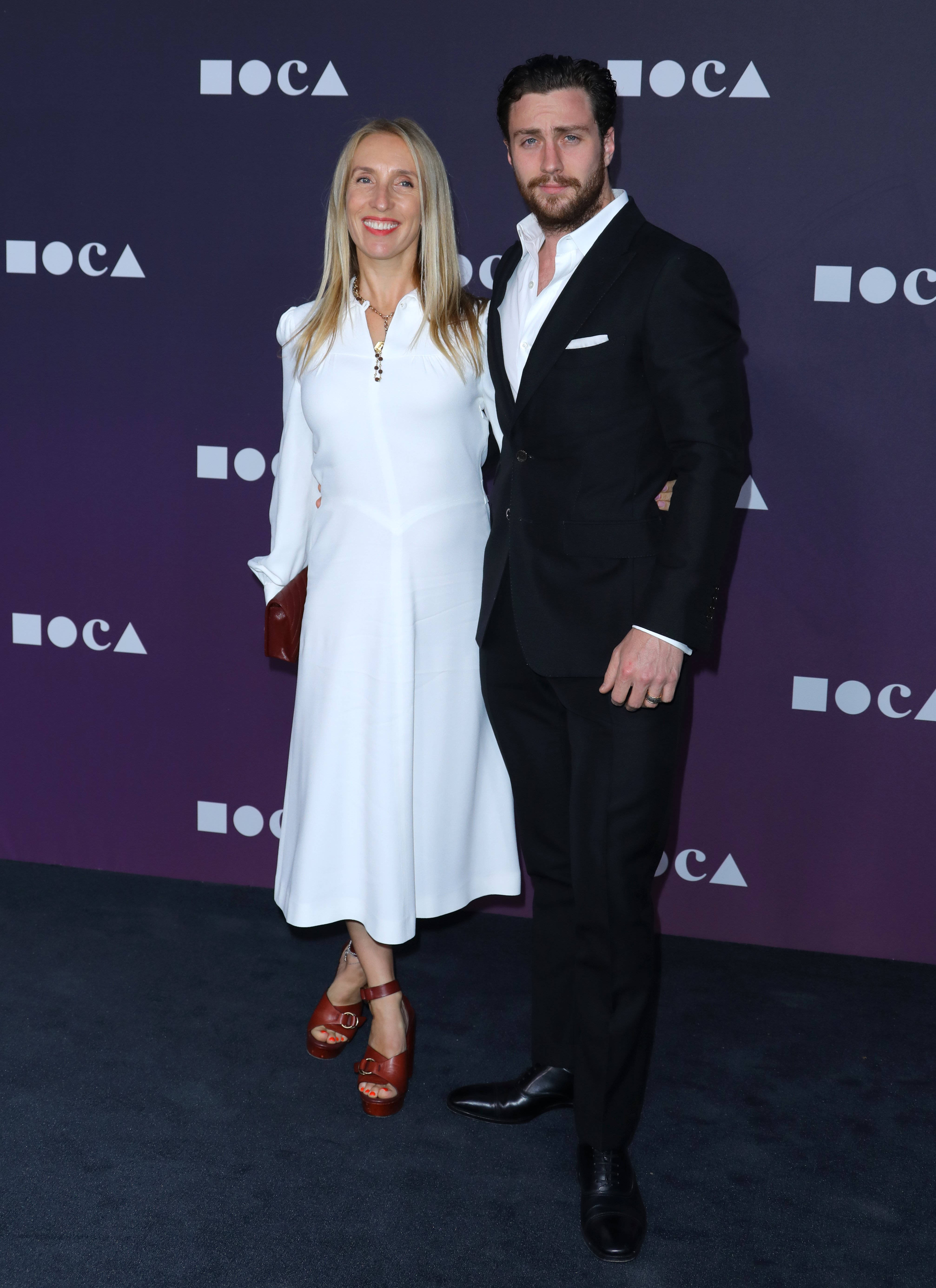 Sam Taylor-Johnson and Aaron Taylor-Johnson attend the MOCA Benefit 2019 at The Geffen Contemporary at MOCA on May 18, 2019 in Los Angeles, California. | Source: Getty Images