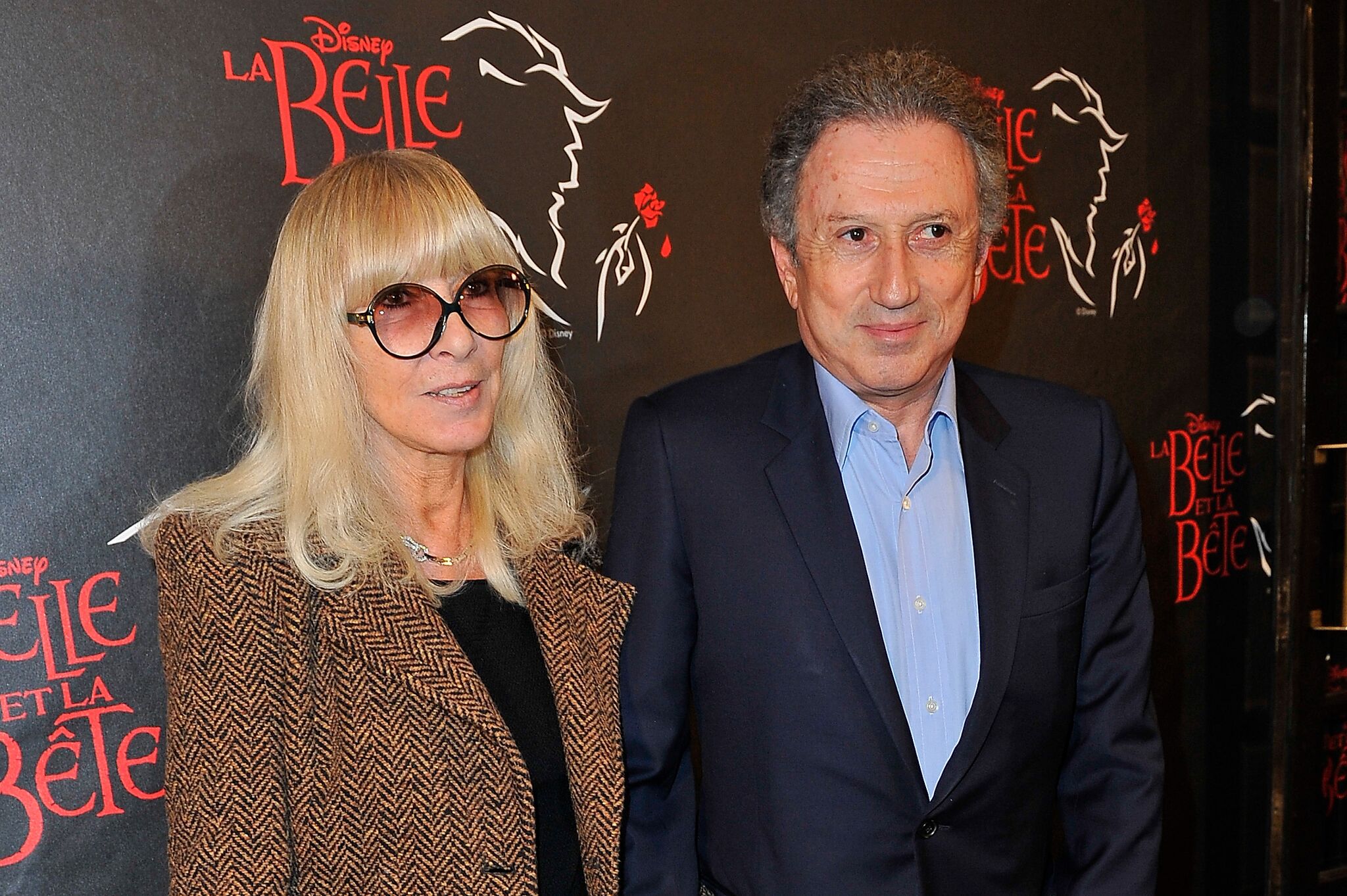 Michel Drucker en compagnie de sa femme l Source: Getty Images