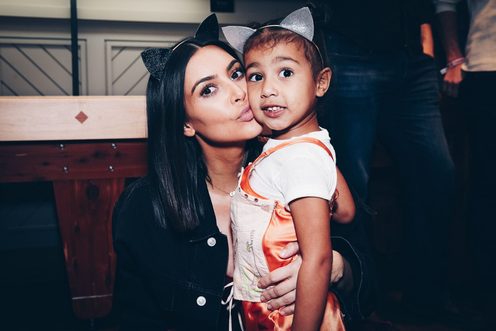 Kim Kardashian and North West/ Source: Getty Images