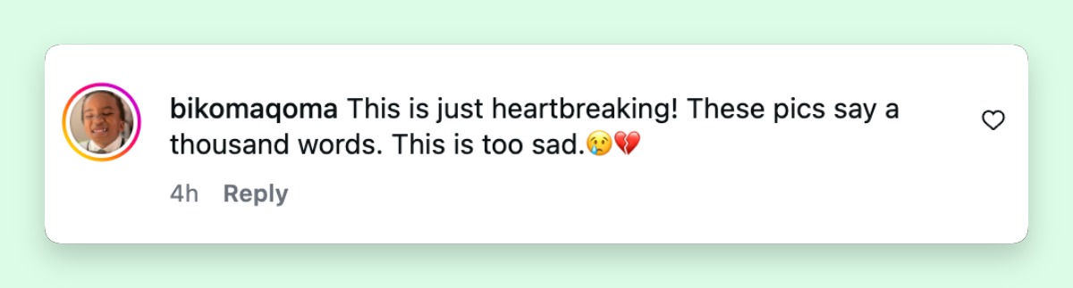 A netizen's comment about Savannah Guthrie's short return to "Today" dated March 5, 2026 | Source: Instagram/cbsnews