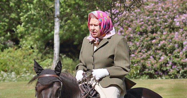 Queen Elizabeth Rides Her Pony in Windsor Home Park during Lockdown – See the Rare Photo