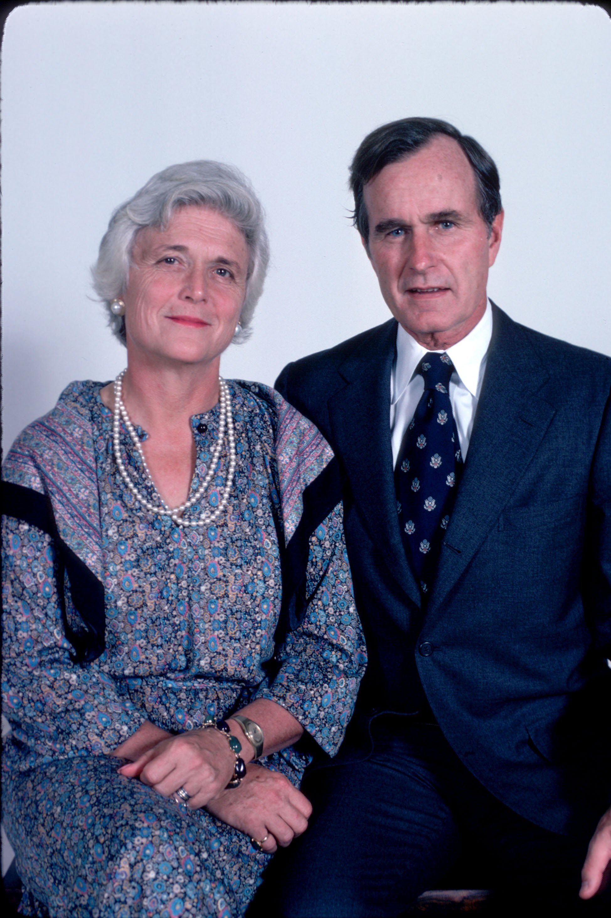 Barbara and George Bush. I Image: Getty Images.
