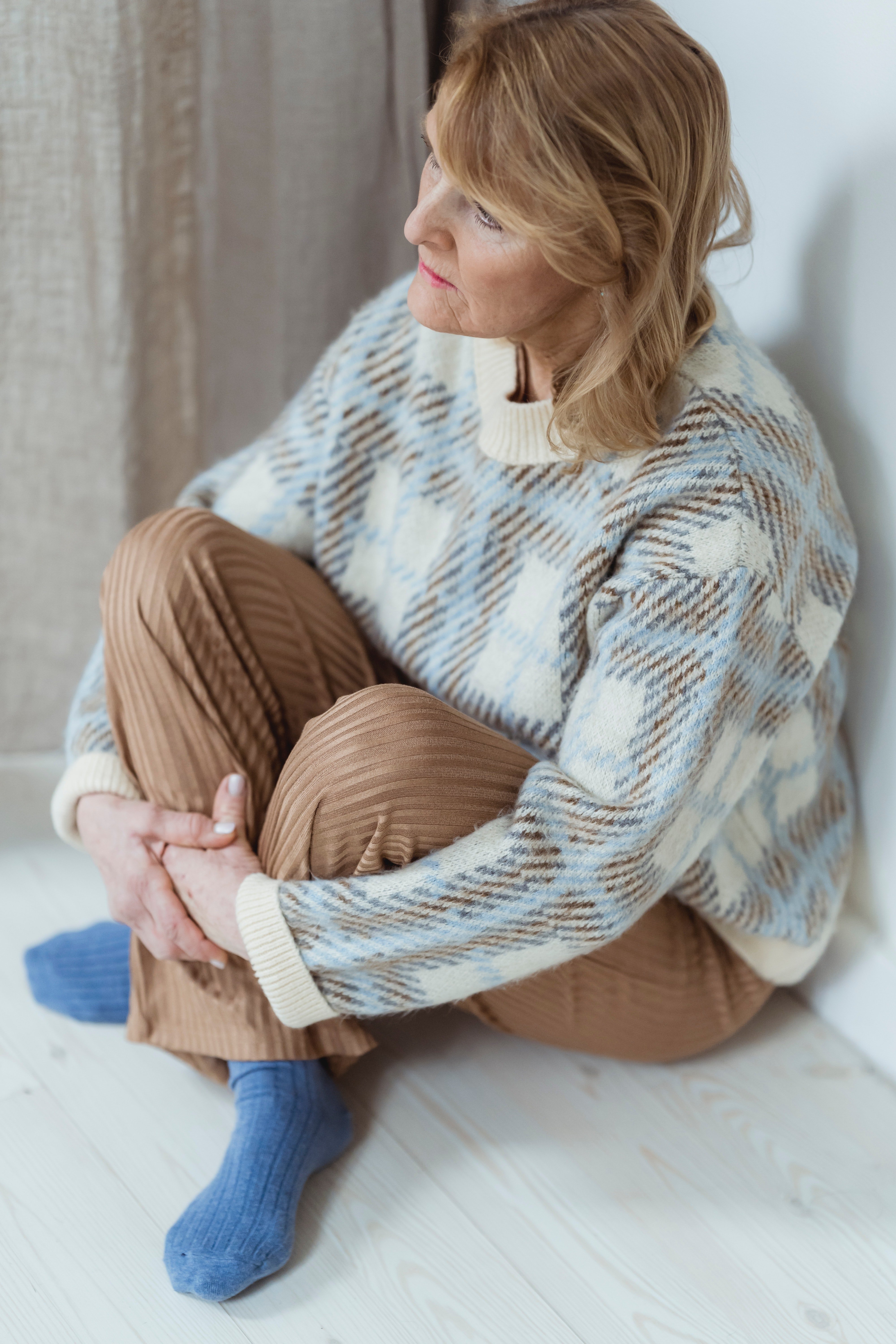 Mujer triste. | Foto: Pexels