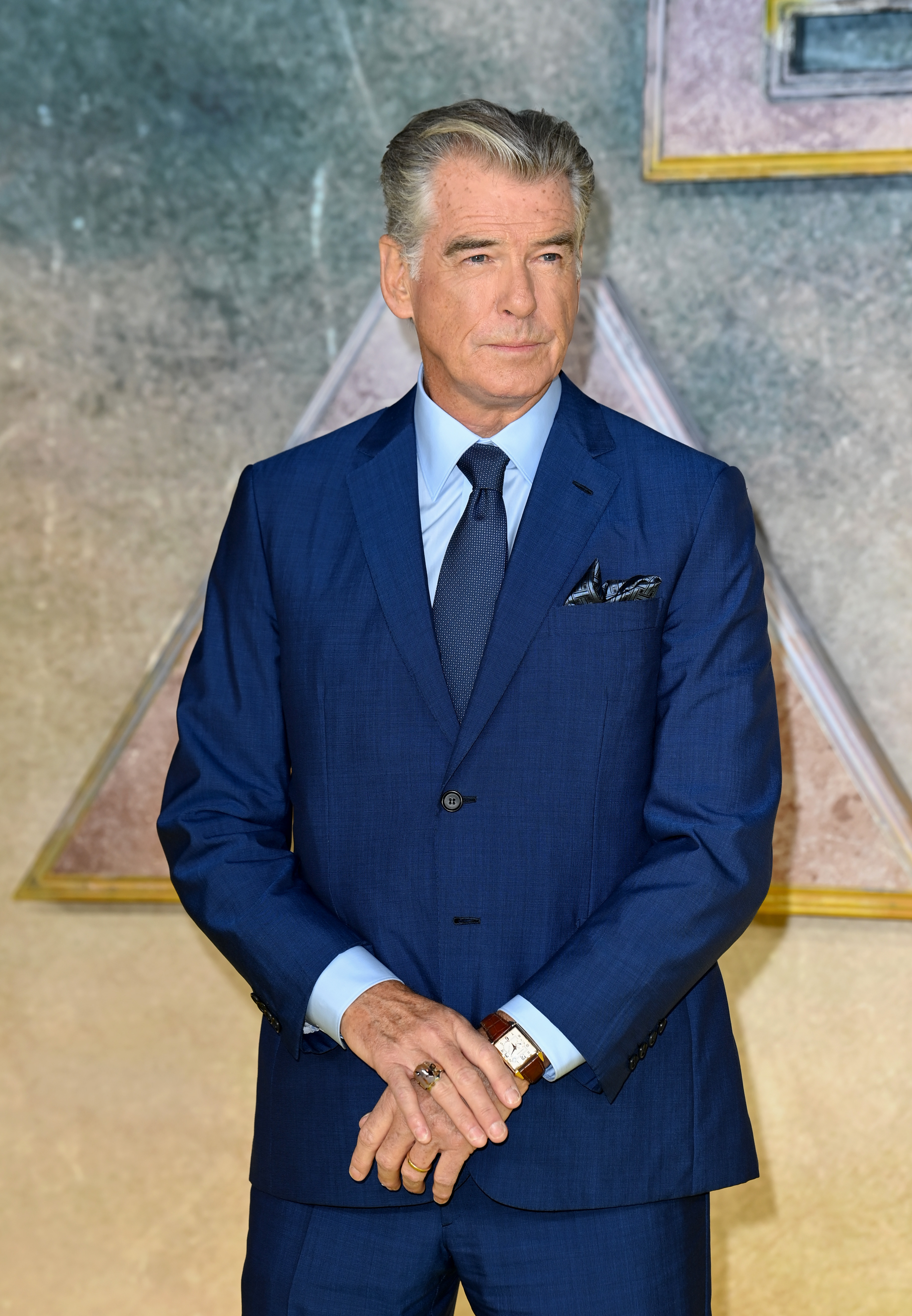 Pierce Brosnan attends the UK Premiere of "Black Adam" at Cineworld Leicester Square on October 18, 2022 in London, England | Source: Getty Images