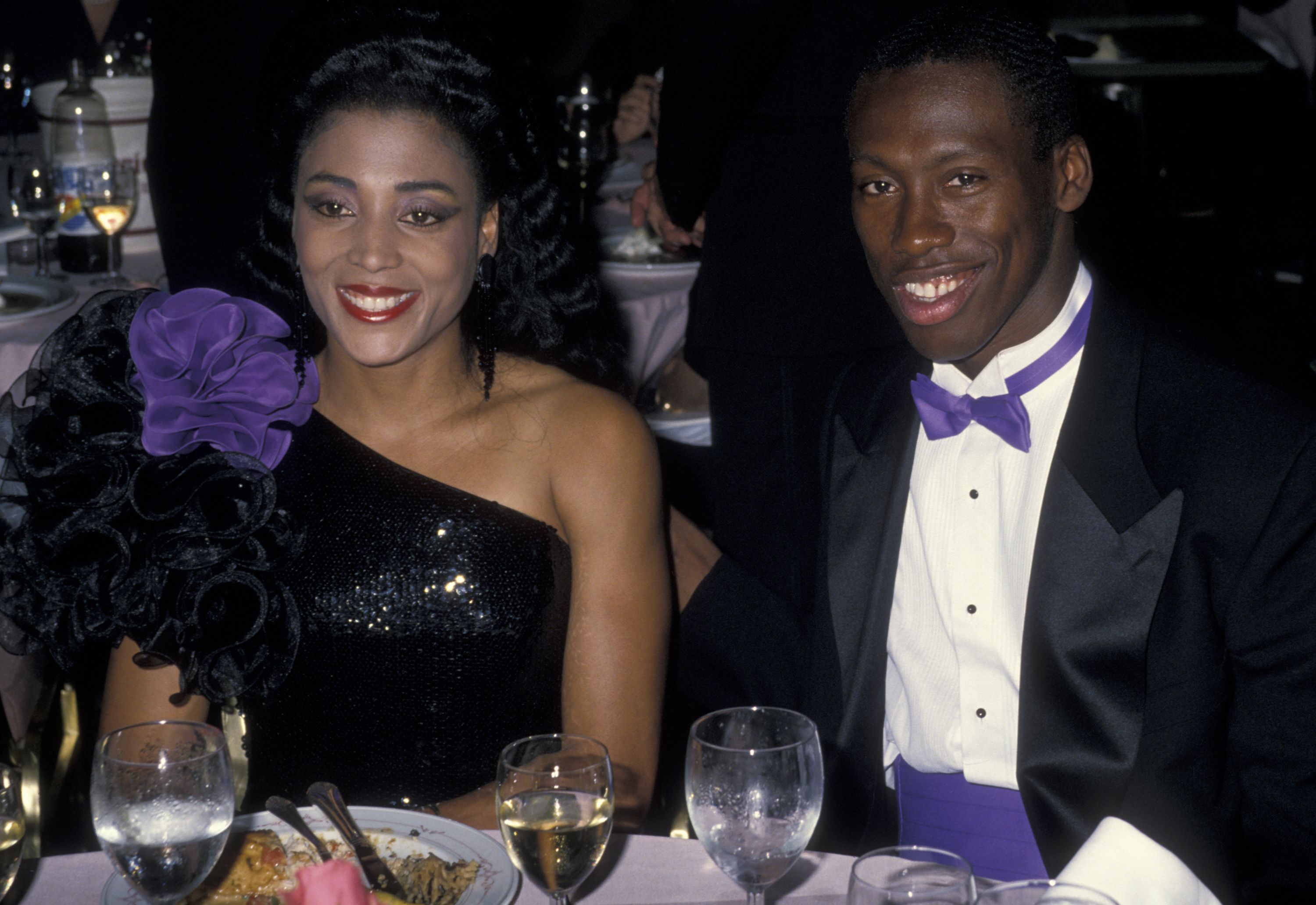 Athletes Florence Griffith-Joyner and Al Joyner at the Annual Woman's Sports Foundation Awards on October 17, 1988 in New York City.  | Photo: Getty Images