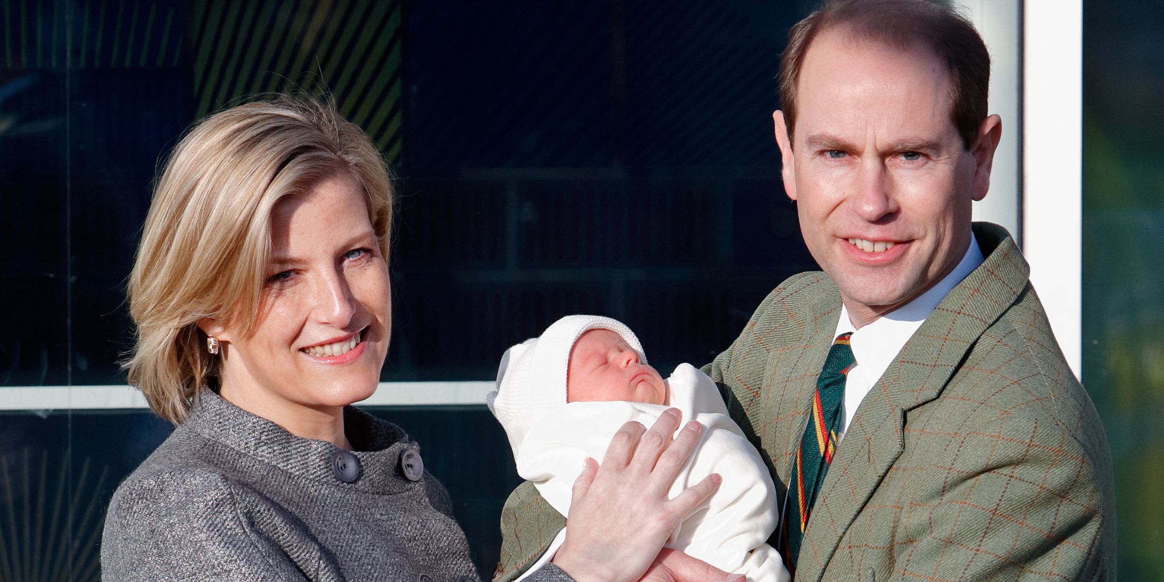 Sophie, Duchess of Edinburgh; James, Earl of Wessex; and Prince Edward, Duke of Edinburgh | Source: Getty Images