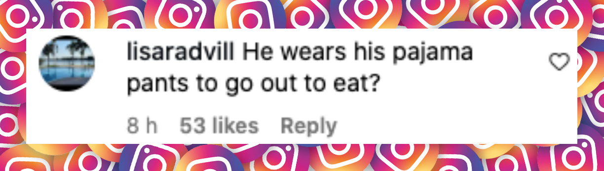 Netizen comment about Travis Kelce, posted on June 5, 2025. | Source: Instagram/entertainmenttonight