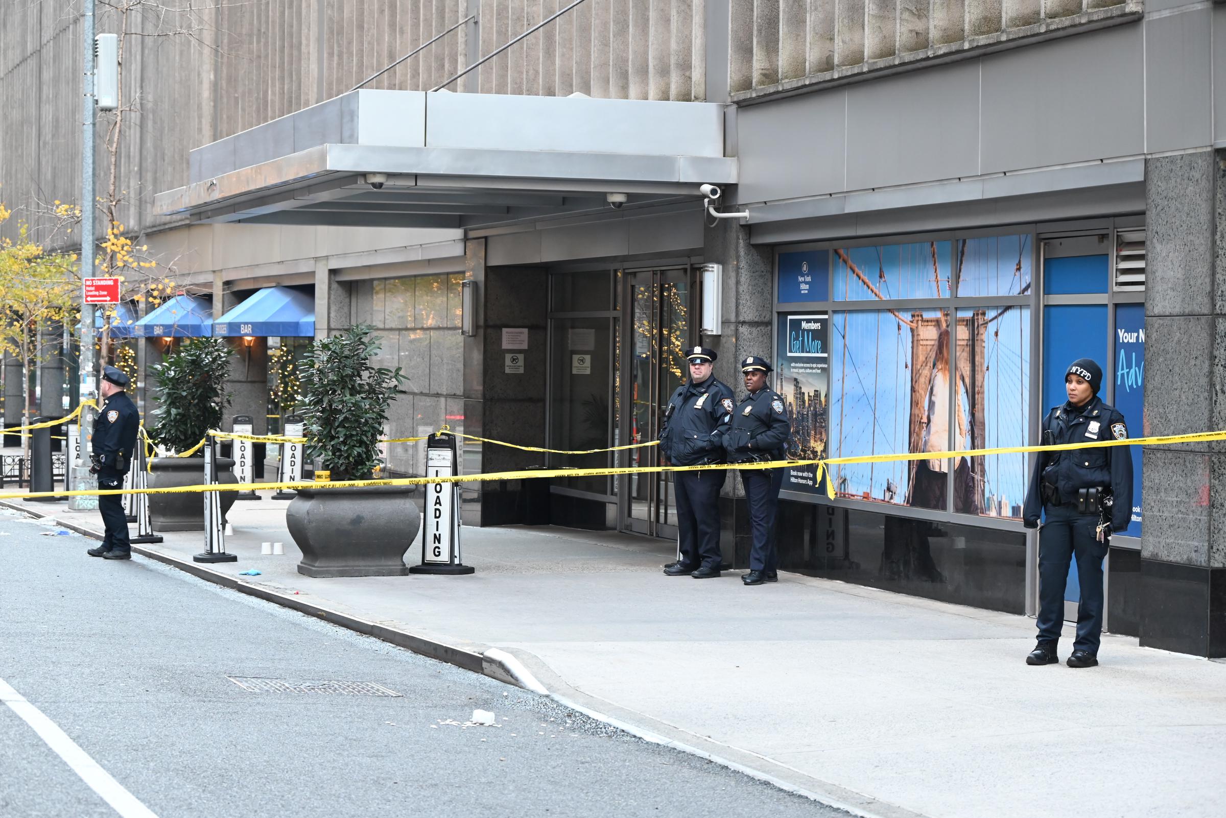 Police officers pictured on December 4, 2024, in Manhattan, New York. | Source: Getty Images