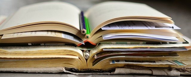 Libros de estudio. │ Foto: Pixabay