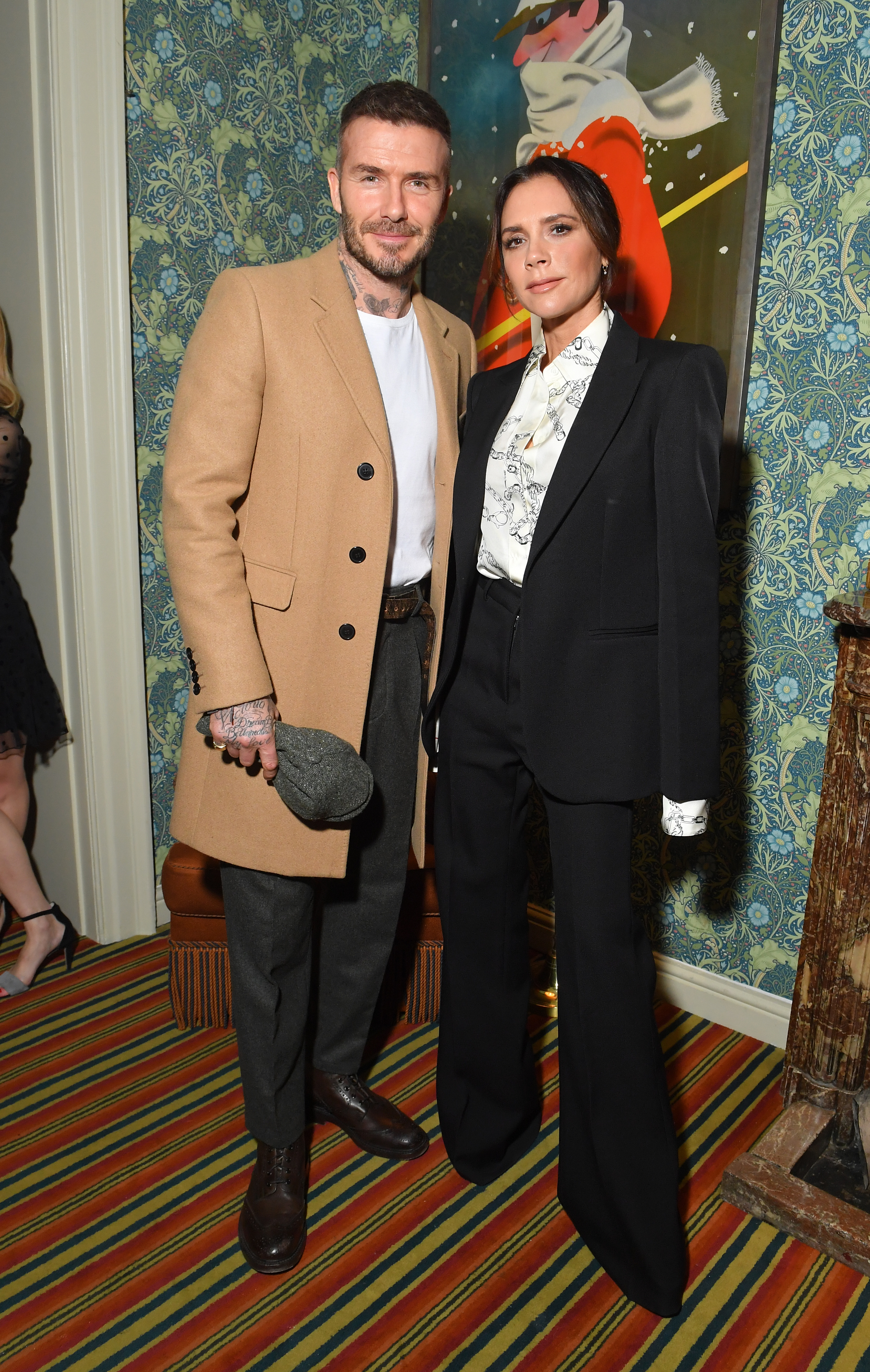 Victoria and David Beckham attend the Victoria Beckham x YouTube Fashion & Beauty After Party at London Fashion Week hosted by Derek Blasberg and David Beckham, at Marks Club on February 17, 2019 in London, England. | Source: Getty Images