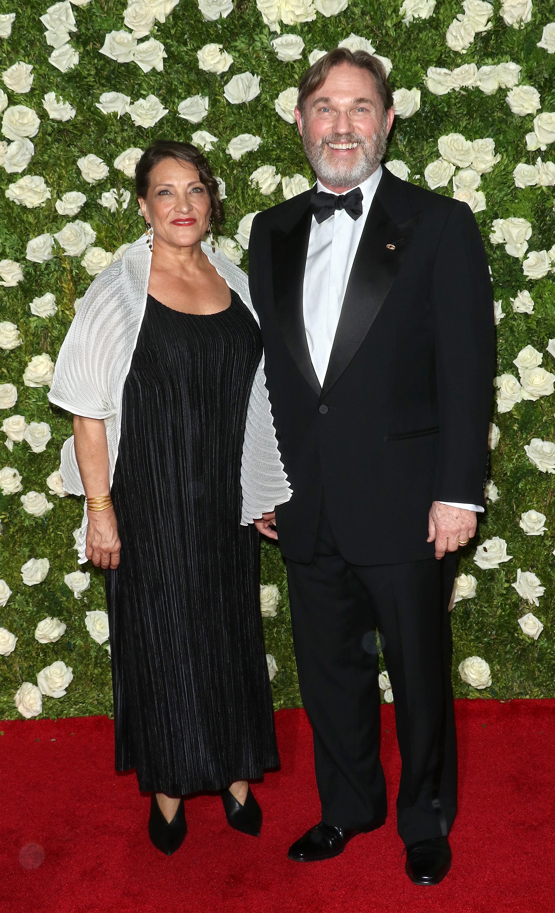 Georgiana Bischoff and Richard Thomas attend the 71st Annual Tony Awards on June 11, 2017 in New York City.| Photo: Getty Images