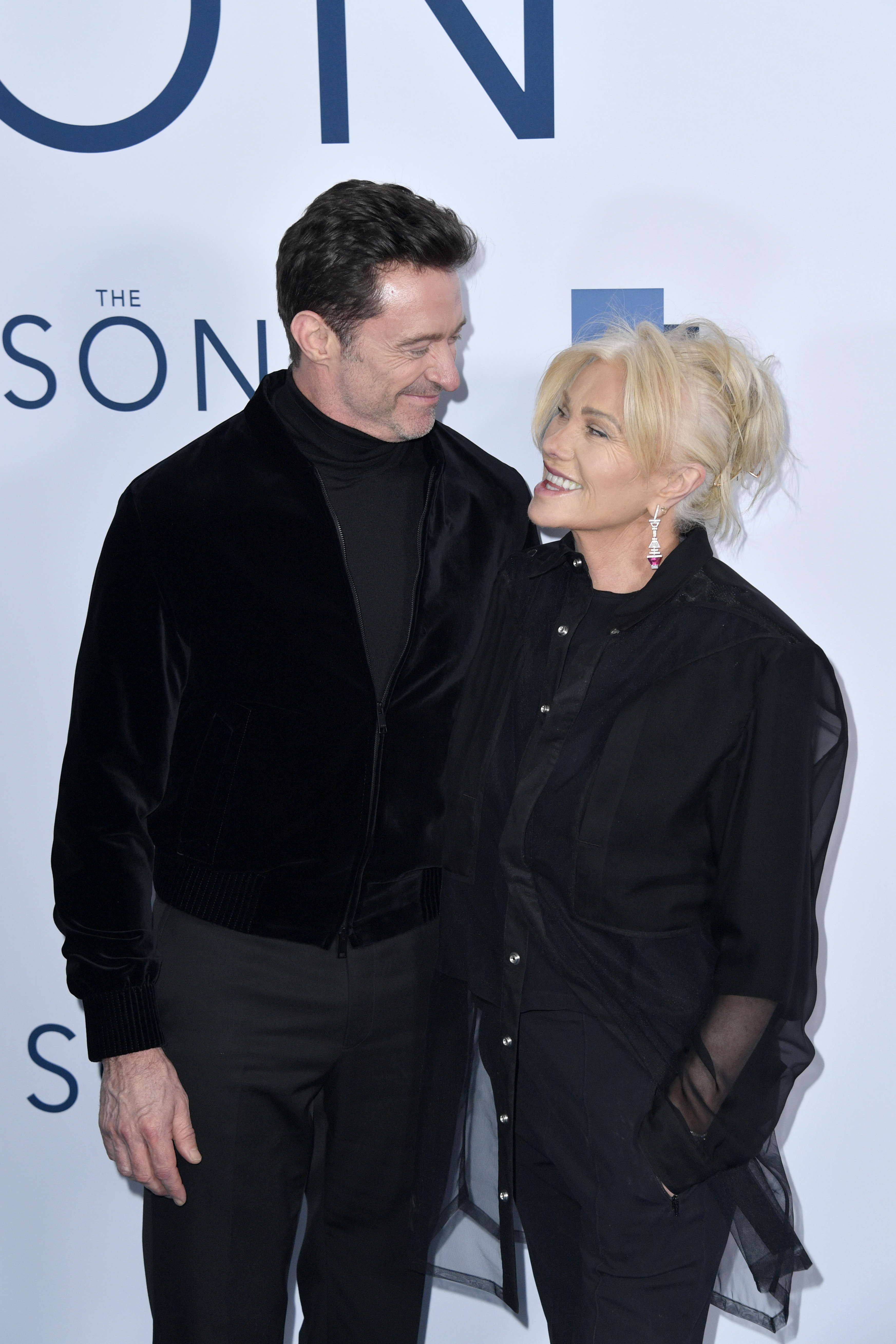 Hugh Jackman and Deborra-Lee Furness attend the "The Son" premiere at Cinema UGC Normandie in Paris, France, on February 21, 2023 | Source: Getty Images