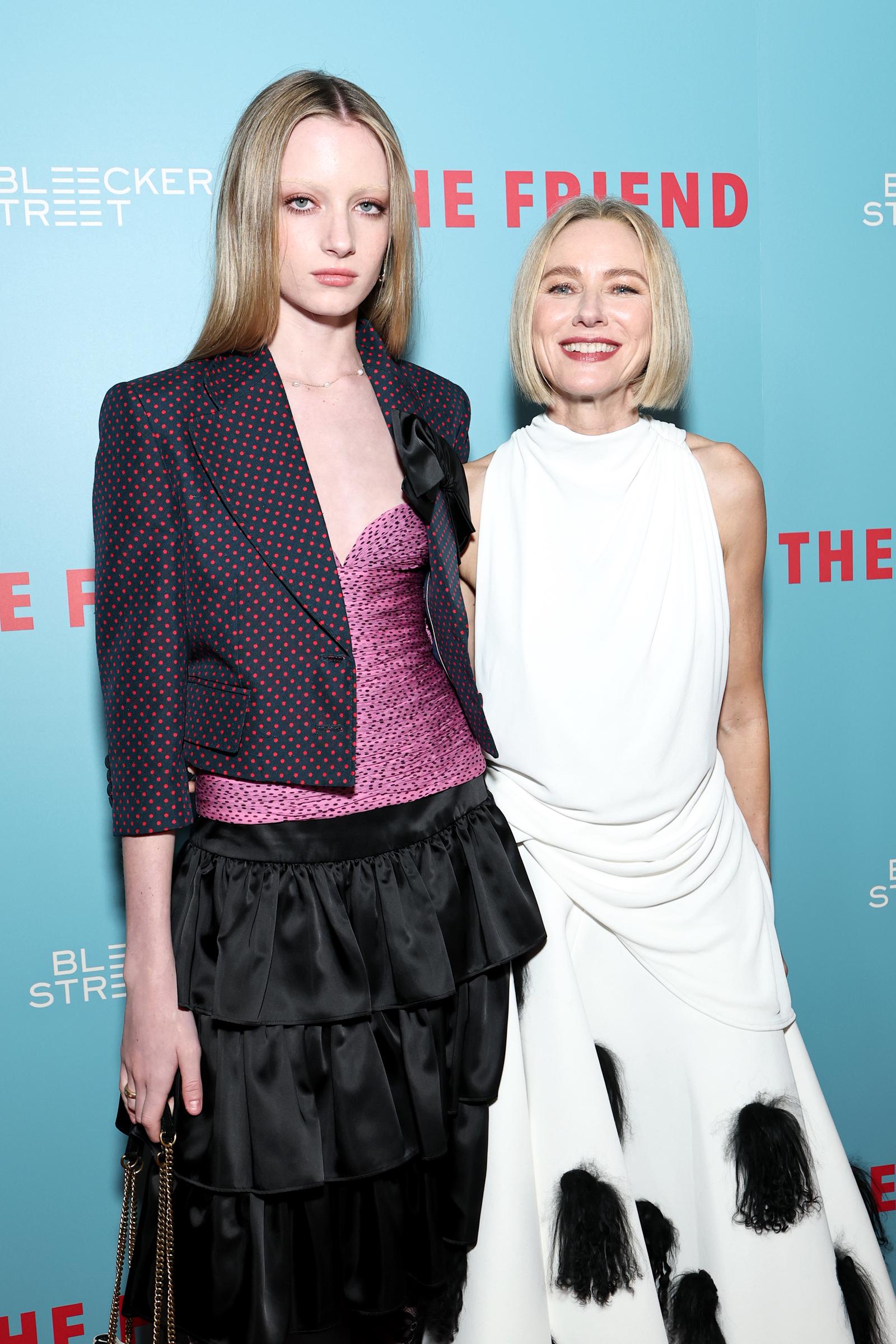 Kai Schreiber and Naomi Watts attend "The Friend" New York Premiere at iPic Theater on March 24, 2025, in New York City | Source: Getty Images