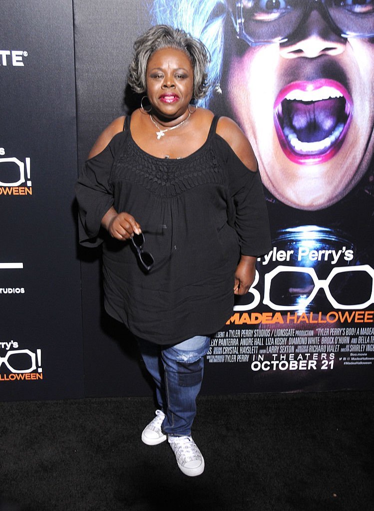 "House of Payne" actress Cassi Davis at the premiere of "Boo! A Madea Halloween" / Source: Getty Images 
