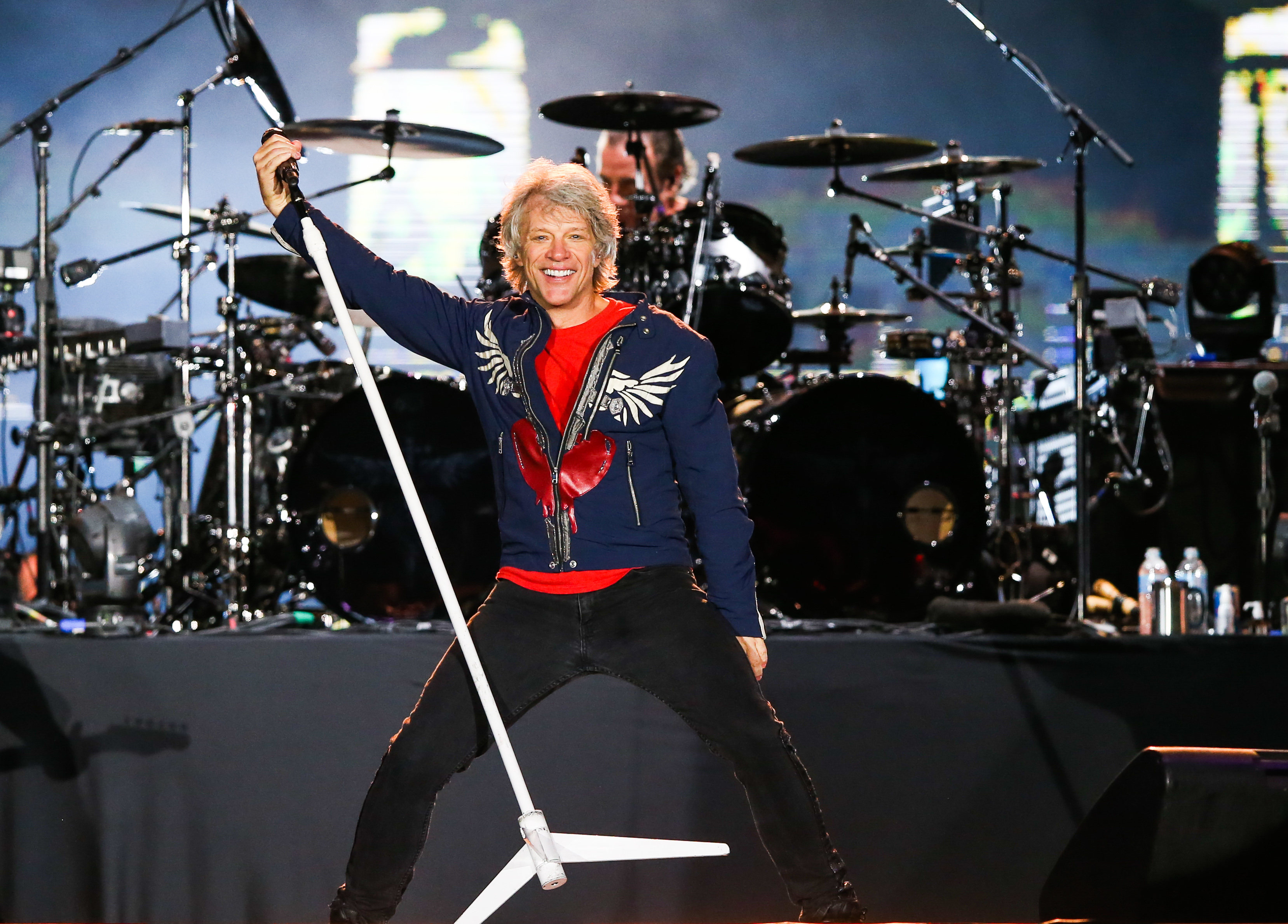 Jon Bon Jovi performs during Rock In Rio at Cidade do Rock on September 29, 2019, in Rio de Janeiro, Brazil | Source: Getty Images