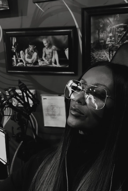 Iman's face while getting a tattoo in honor of her late husband, David Bowie, from a video dated January 10, 2026 | Source: Instagram/the_real_iman