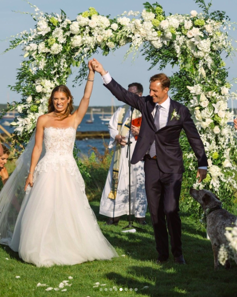 Mariah Kennedy Cuomo and Tellef Lundevall on their wedding day, posted on July 24, 2024 | Source: Instagram/vogueweddings