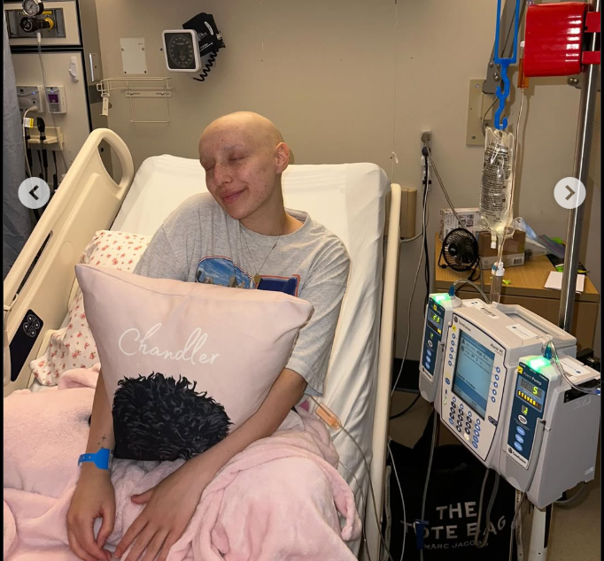 Danica Di Giovanni pictured in her hospital bed, dated June 30, 2025 | Source: Instagram/@danicadigio