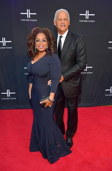 Oprah Winfrey and Stedman Graham at the Tyler Perry Studios Grand Opening Gala on October 5, 2019 | Photo: Getty Images