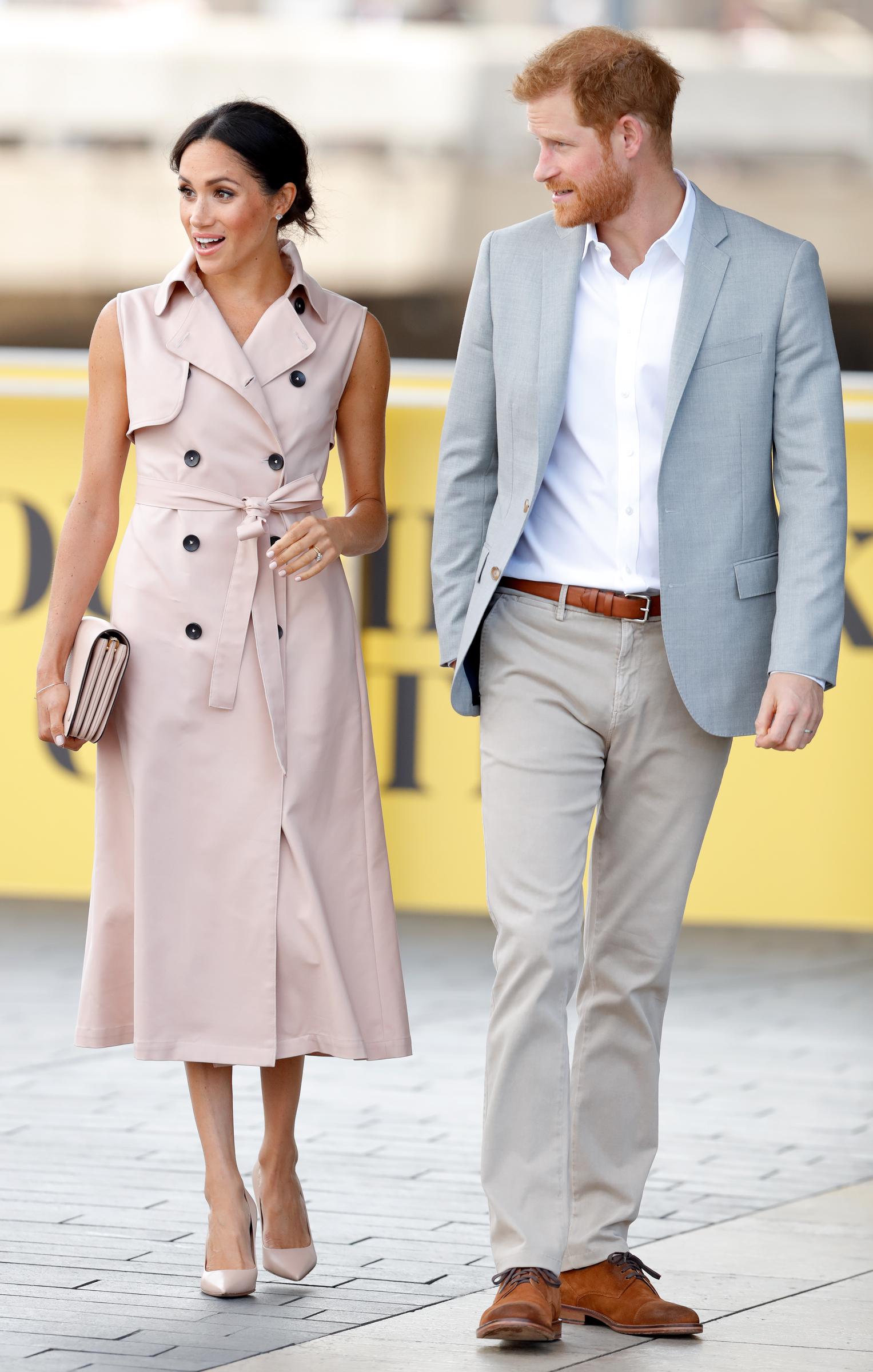 Meghan and Harry visit The Nelson Mandela Centenary Exhibition on July 17, 2018 in London, England | Source: Getty Images