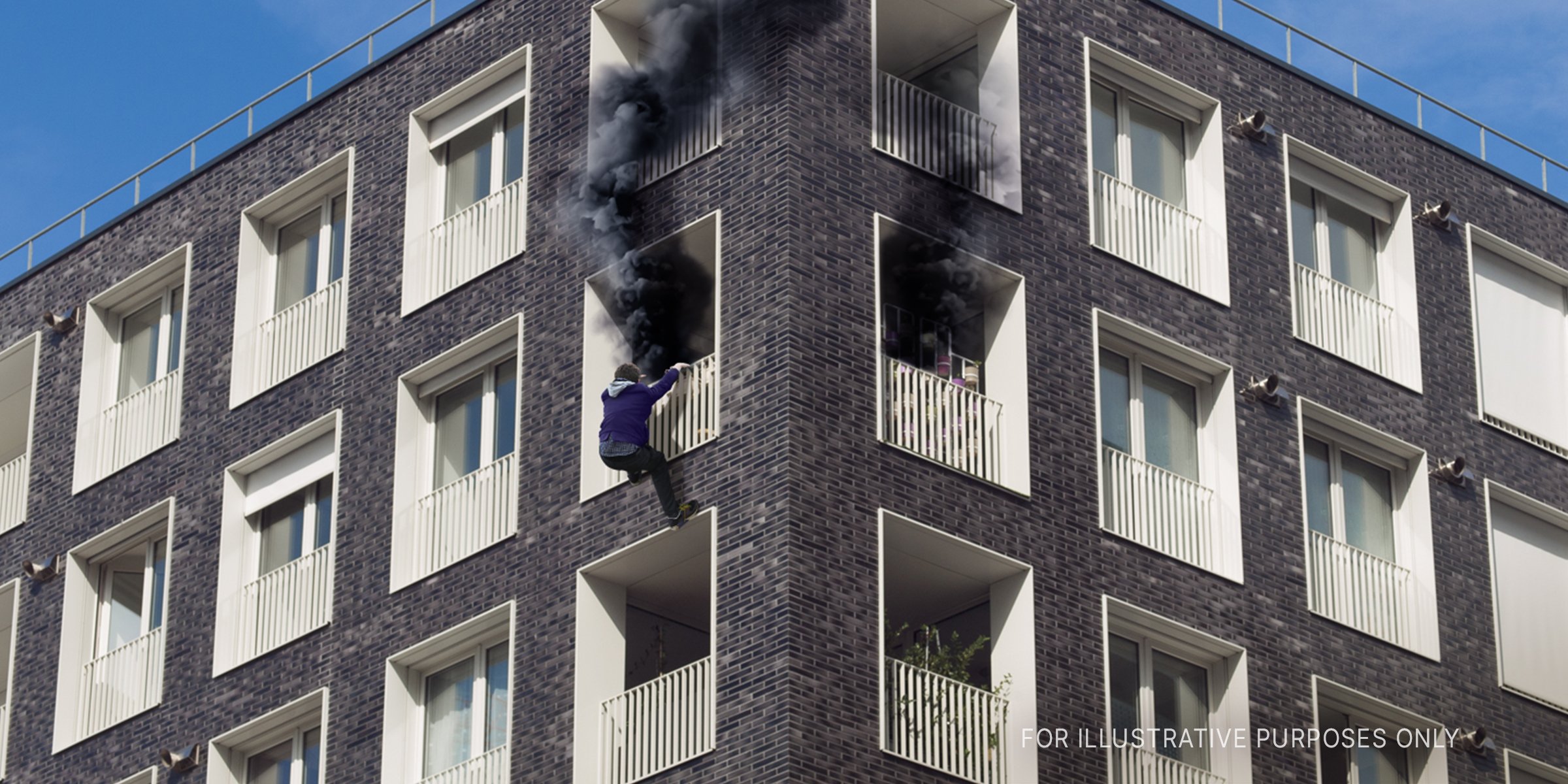Burning apartment building | Source: Getty Images