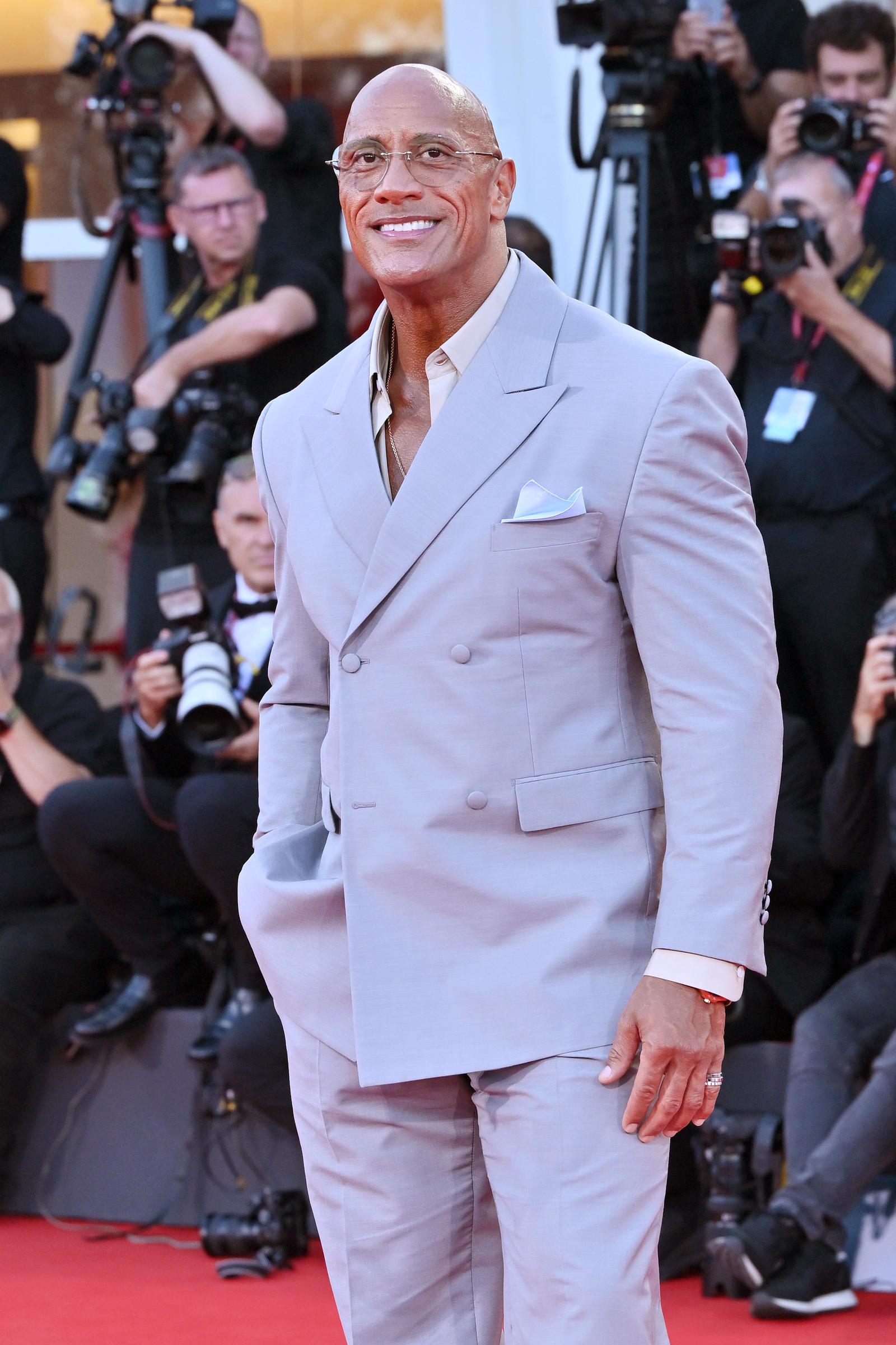 Dwayne Johnson pictured on September 1, 2025, in Venice, Italy. | Source: Getty Images