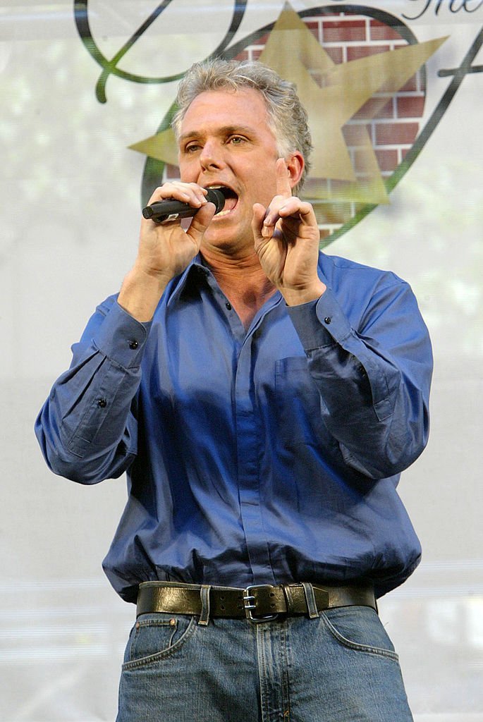 Patrick Cassidy of "42nd Street" performs during Broadway's Stars In The Alley show in the Shubert alley | Getty Images