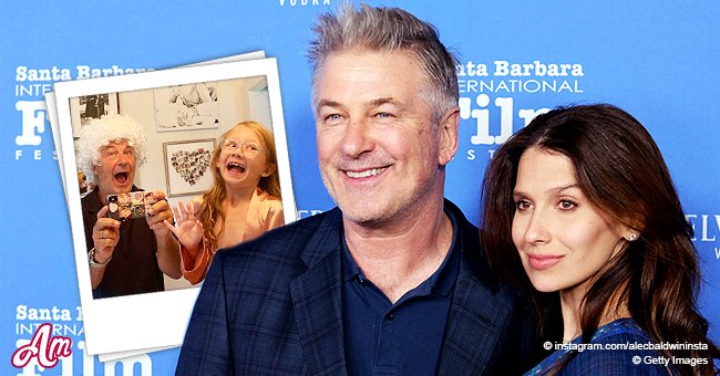 Alec Baldwin Looks Hilarious in Curly Wig as He Poses for a Funny