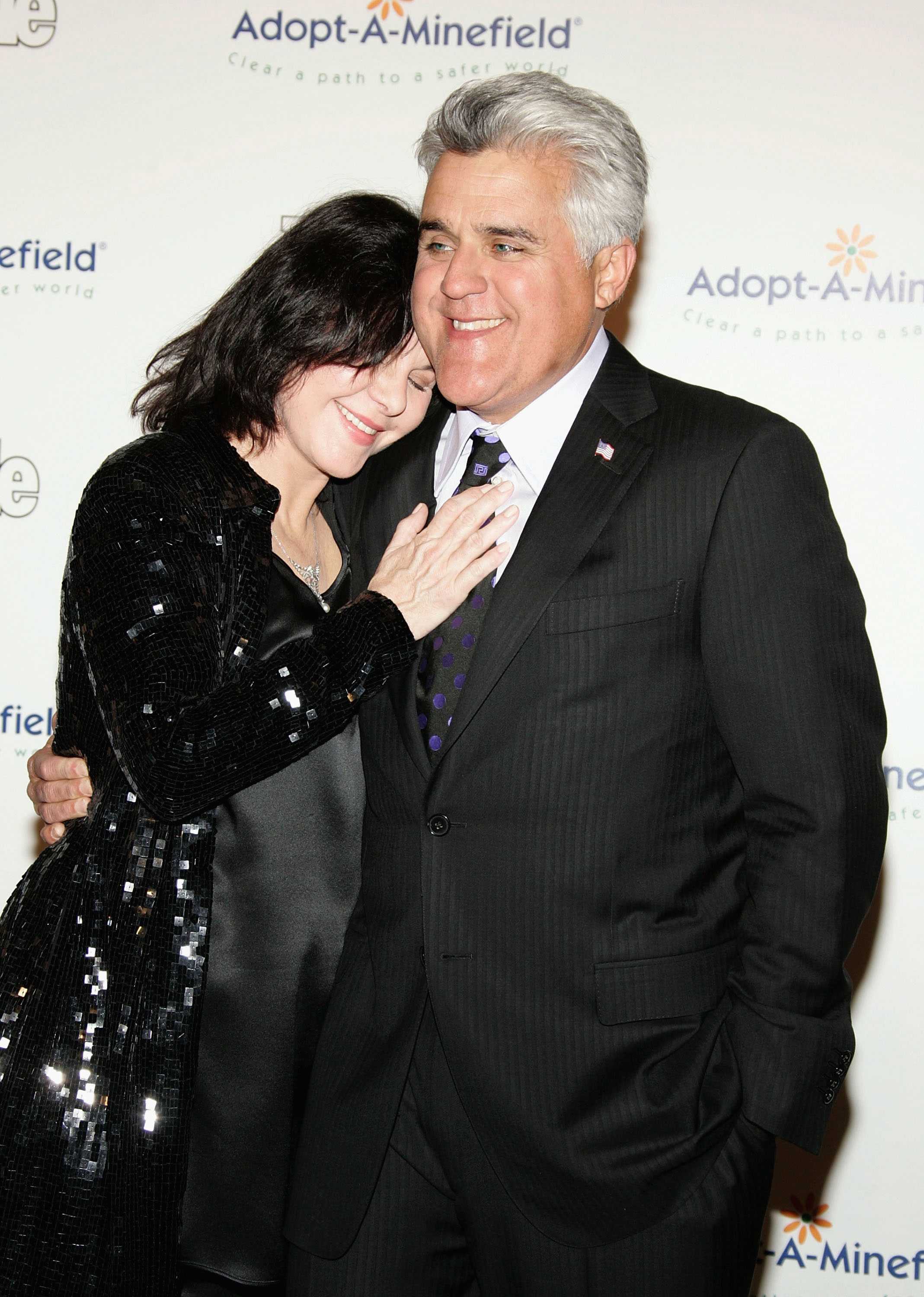 Jay Leno and Mavis Leno attend the Fifth Annual Adopt-A-Minefield Gala night held at the Beverly Hilton Hotel on November 15, 2005, in Beverly Hills, California. | Source: Getty Images