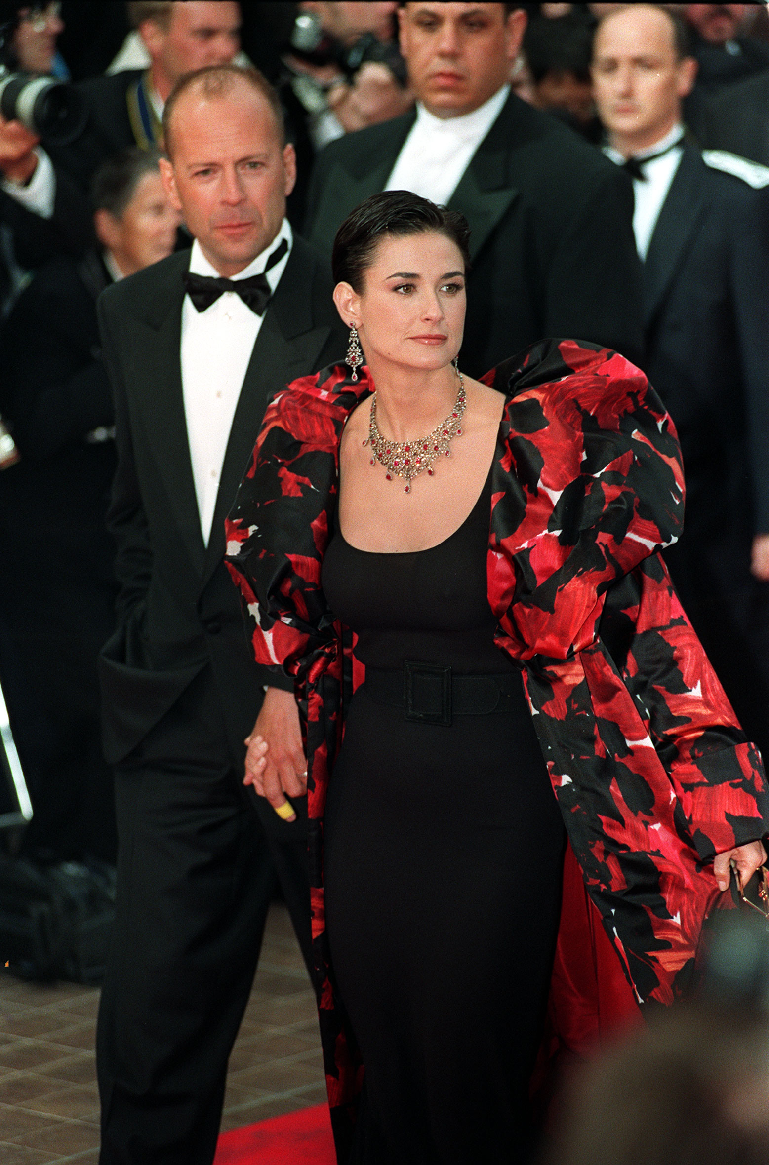 Bruce Willis and Demi Moore at the 50th Cannes Film Festival in France in 1997. | Source: Getty Images