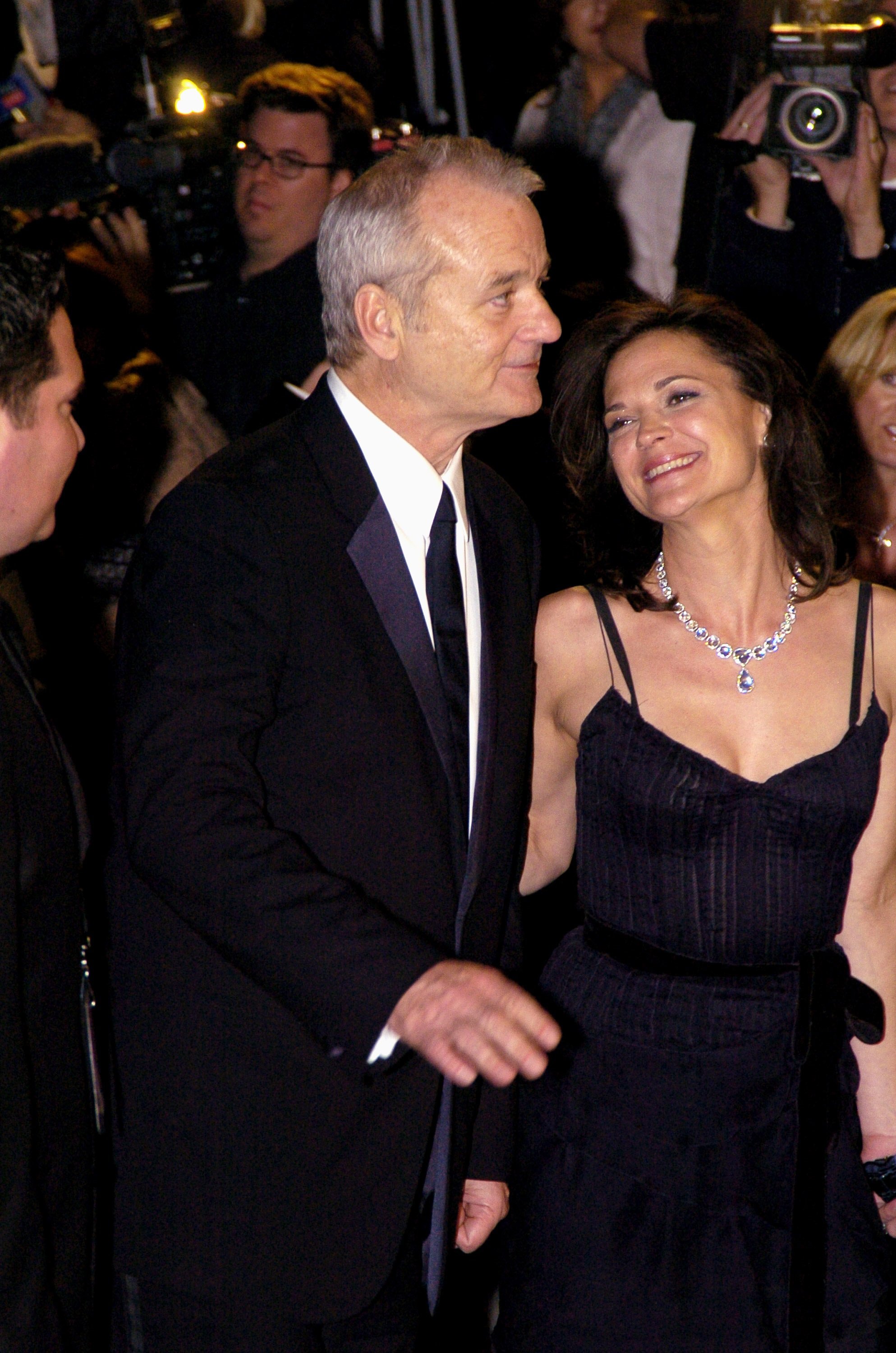 Bill Murray and Jennifer Butler at the 2004 Vanity Fair Oscar Party on February 29, 2004, in Beverly Hills | Source: Getty Images