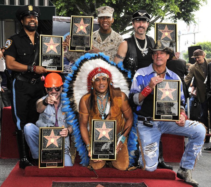 Village People receive their star on the Hollywood Walk of Fame with Ray Simpson as lead vocalist. | Photo: Wikimedia Commons Images
