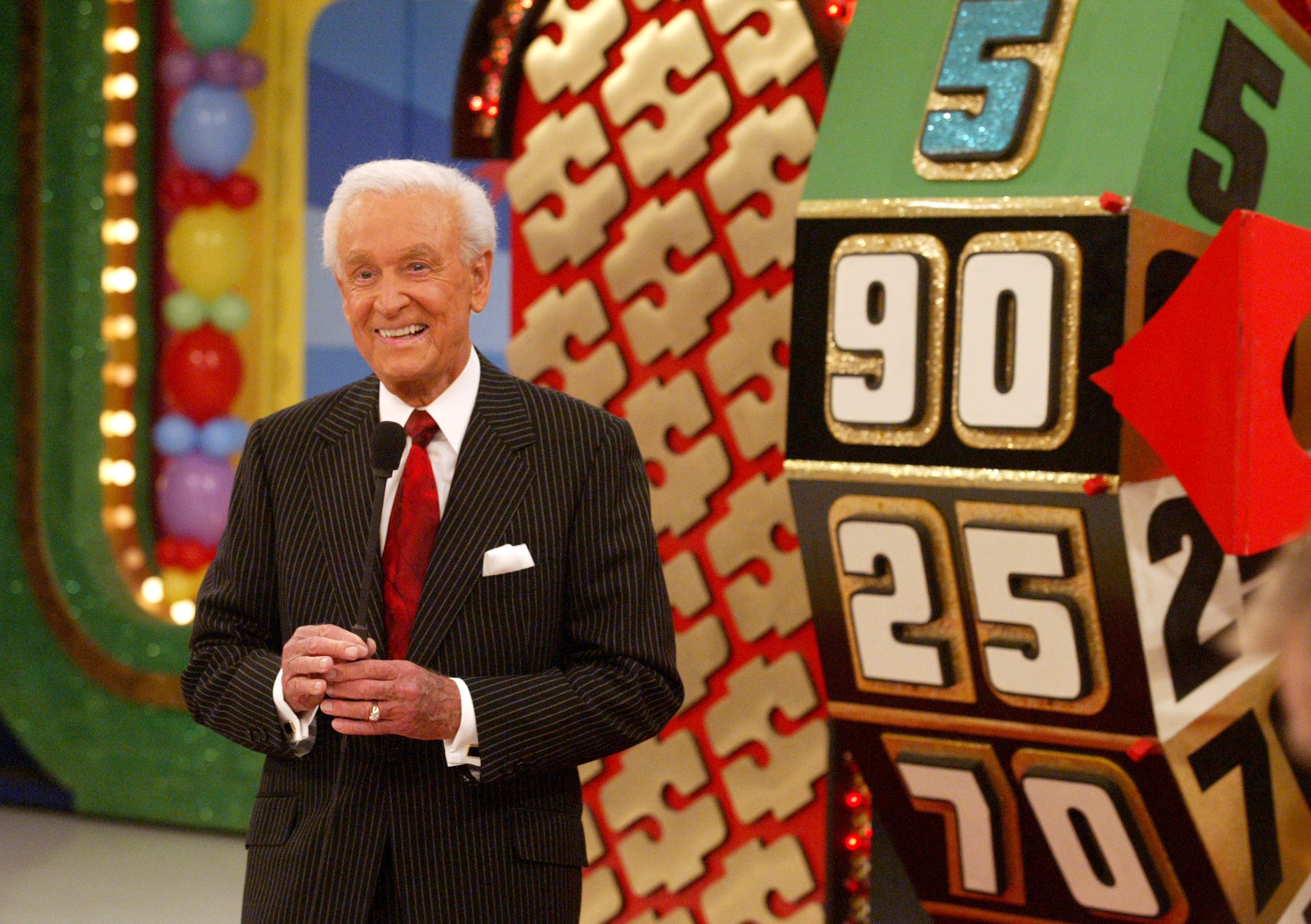 Bob Barker at the set of  "The Price is Right" during the Season 34 premiere at CBS Television City in Los Angeles, California | Source: Getty Images