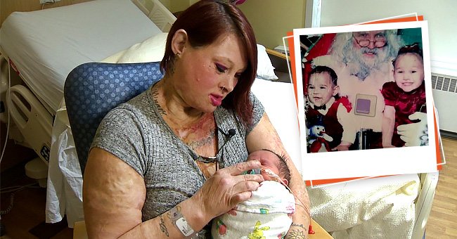 [Left] Picture of Erin Weaver with her newborn baby, Kealani; [Right] Picture of Erin Weaver's kids Devlin Victory and Daelin Anthony | Source: twitter.com/kcranews || youtube.com/InsideEdition