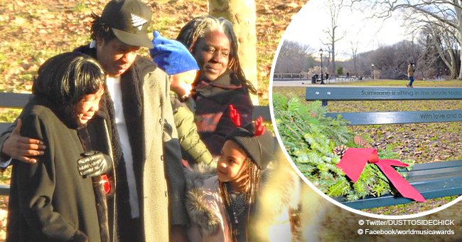 Jay-Z and Beyonce gift his grandmother an engraved bench in Prospect Park 