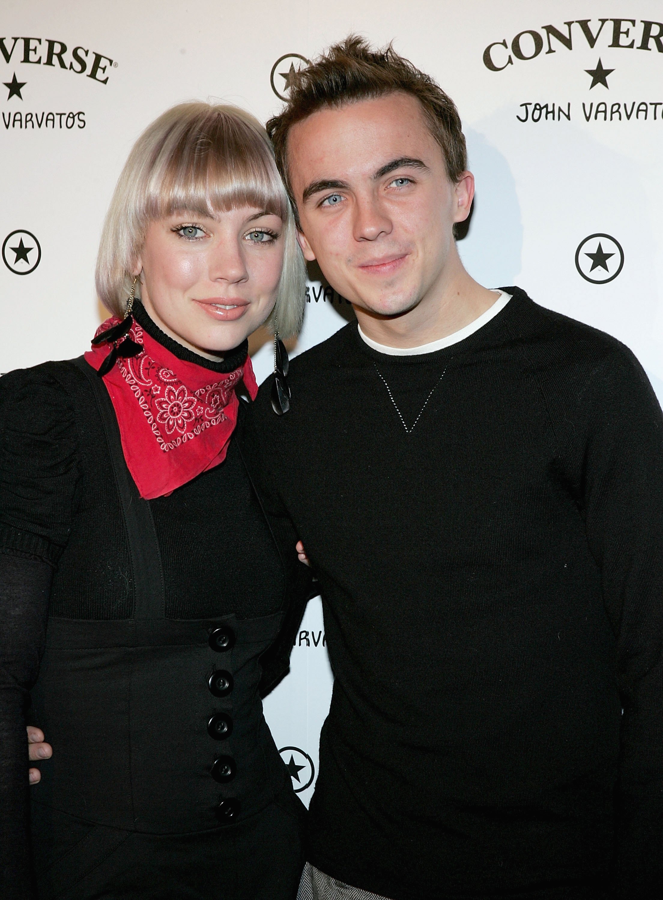 Jamie Gandy and Frankie Muniz at a party for the launch of Converse by John Varvatos on March 23, 2006, in New York. | Source: Getty Images