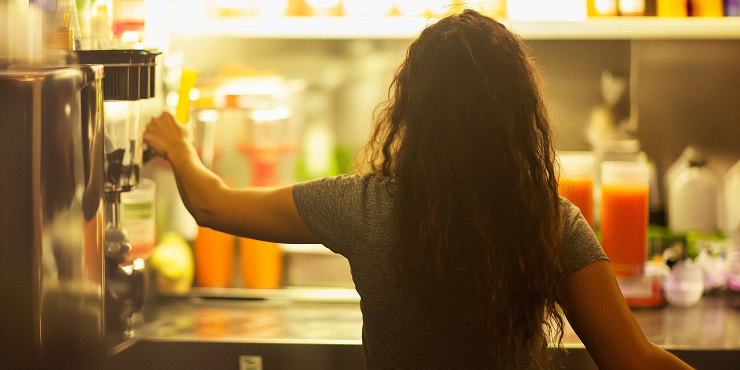 A young woman making fresh juice | Source: AmoMama