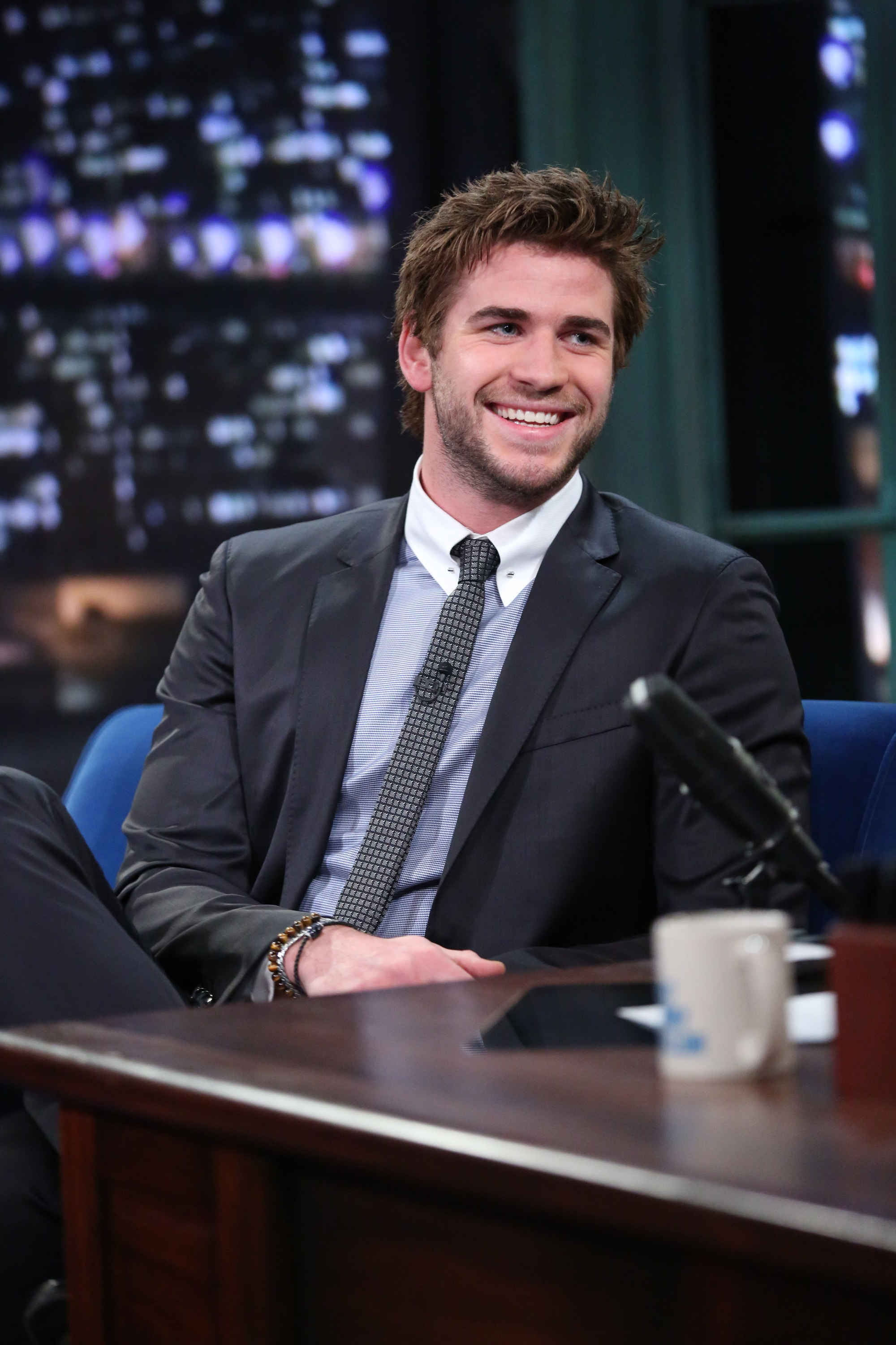 Liam Hemsworth during an episode of the "Late Night Show" with Jimmy Fallon - Season 5 on November 21, 2013 | Source: Getty Images
