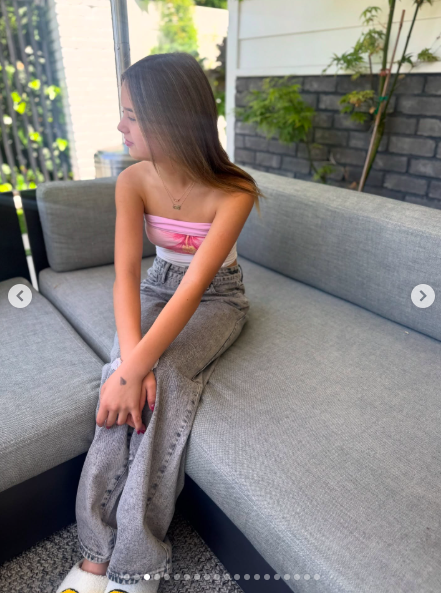 Everly Tatum in a candid photo, posted on June 1, 2025. | Source: Instagram/jennadewan